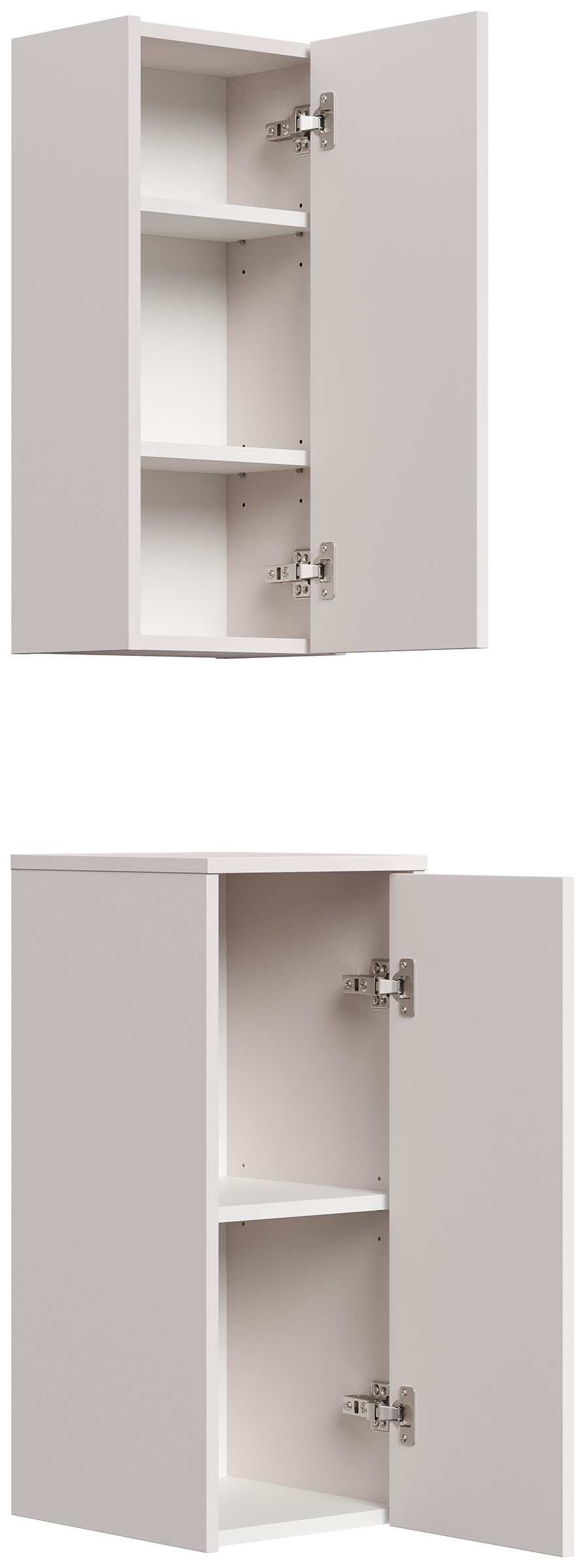 Badschrank 2er Set Taifun zur Wandmontage eiche gold