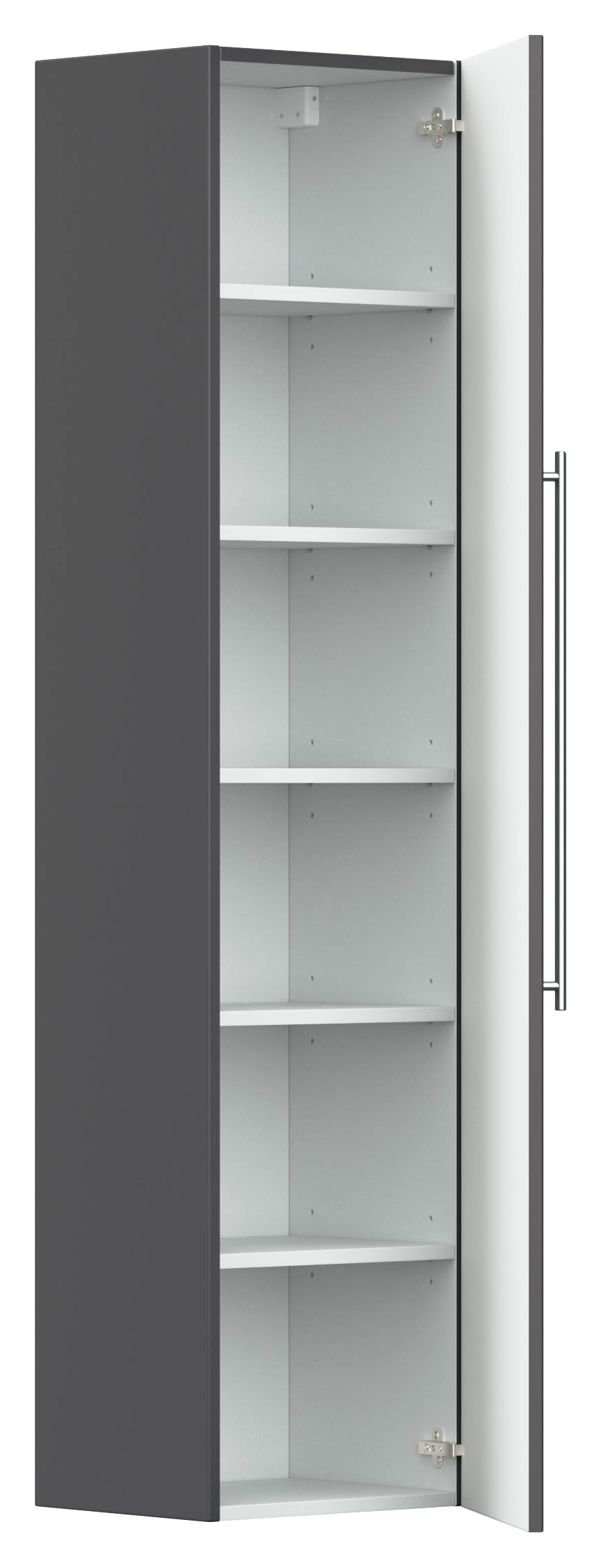 Hochschrank 150 cm anthrazit