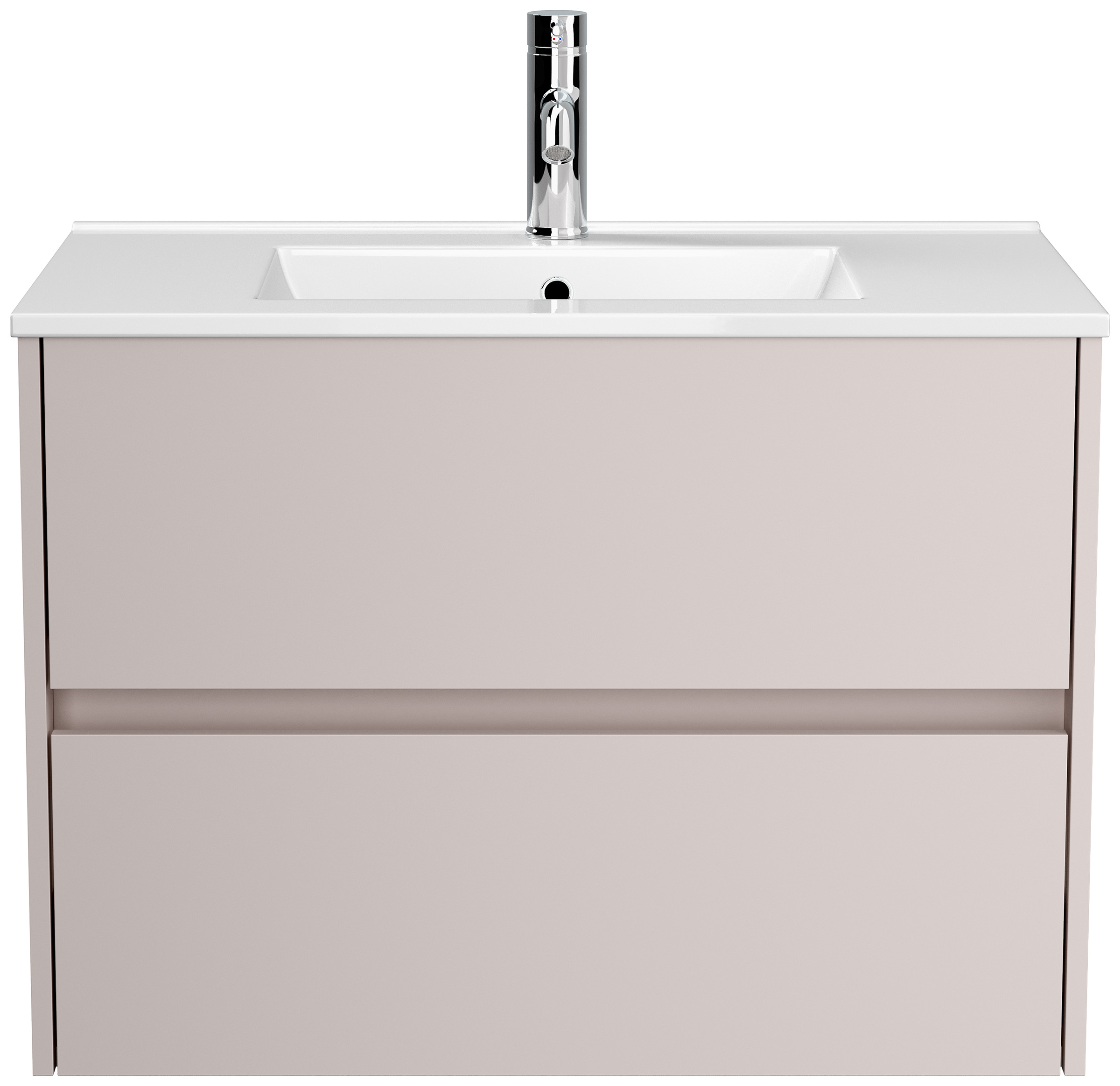 Badmöbel Taifun & Waschtisch 80 cm 2 Greifraum SoftClose Auszüge eiche gold
