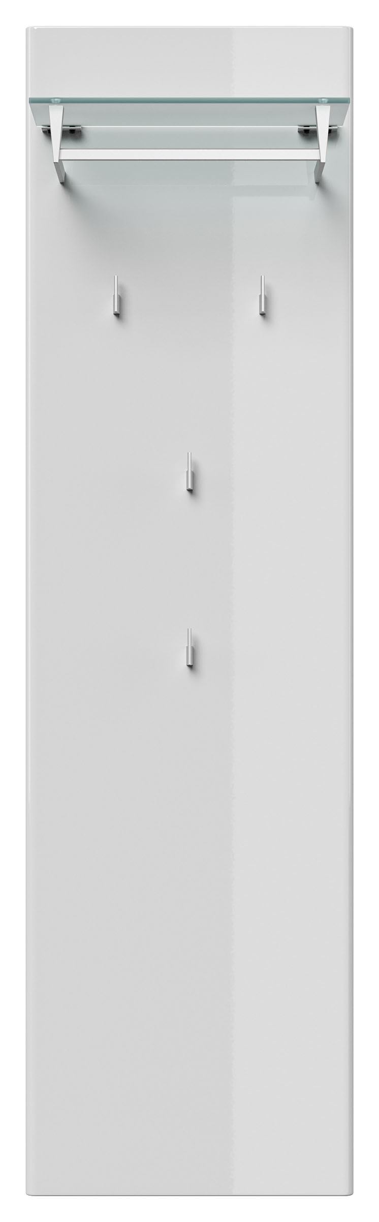 Garderobe Emotion 4 Haken & Hutablage 45x160 cm Brombeer