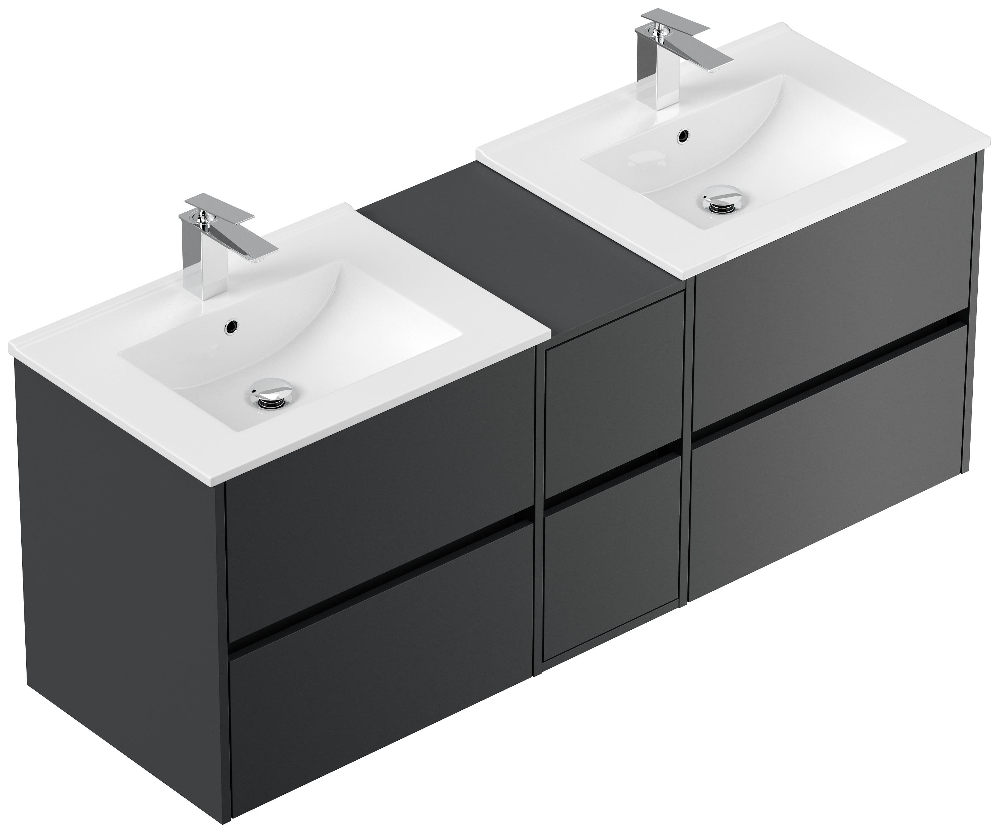 Badmöbelset Taifun 150cm grafit