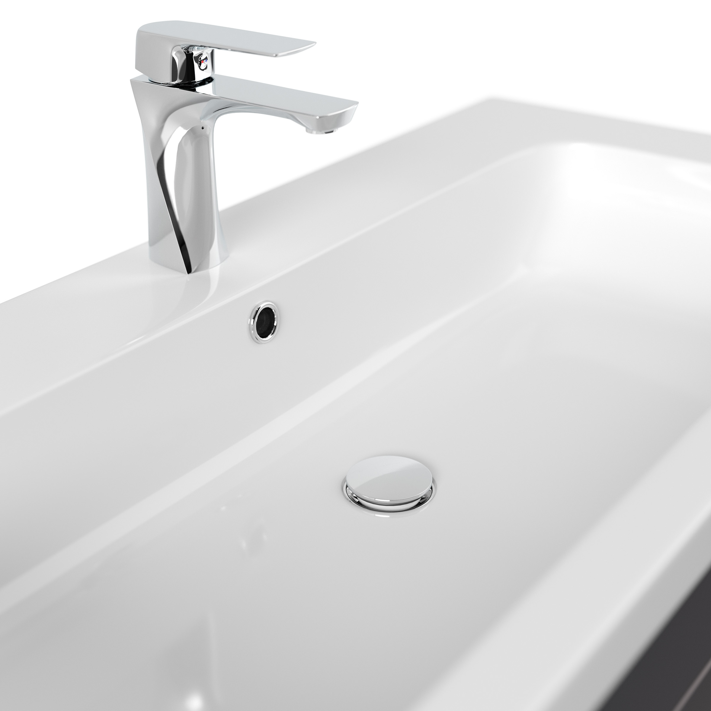 Badmöbel Diora 100cm SoftClose anthrazit