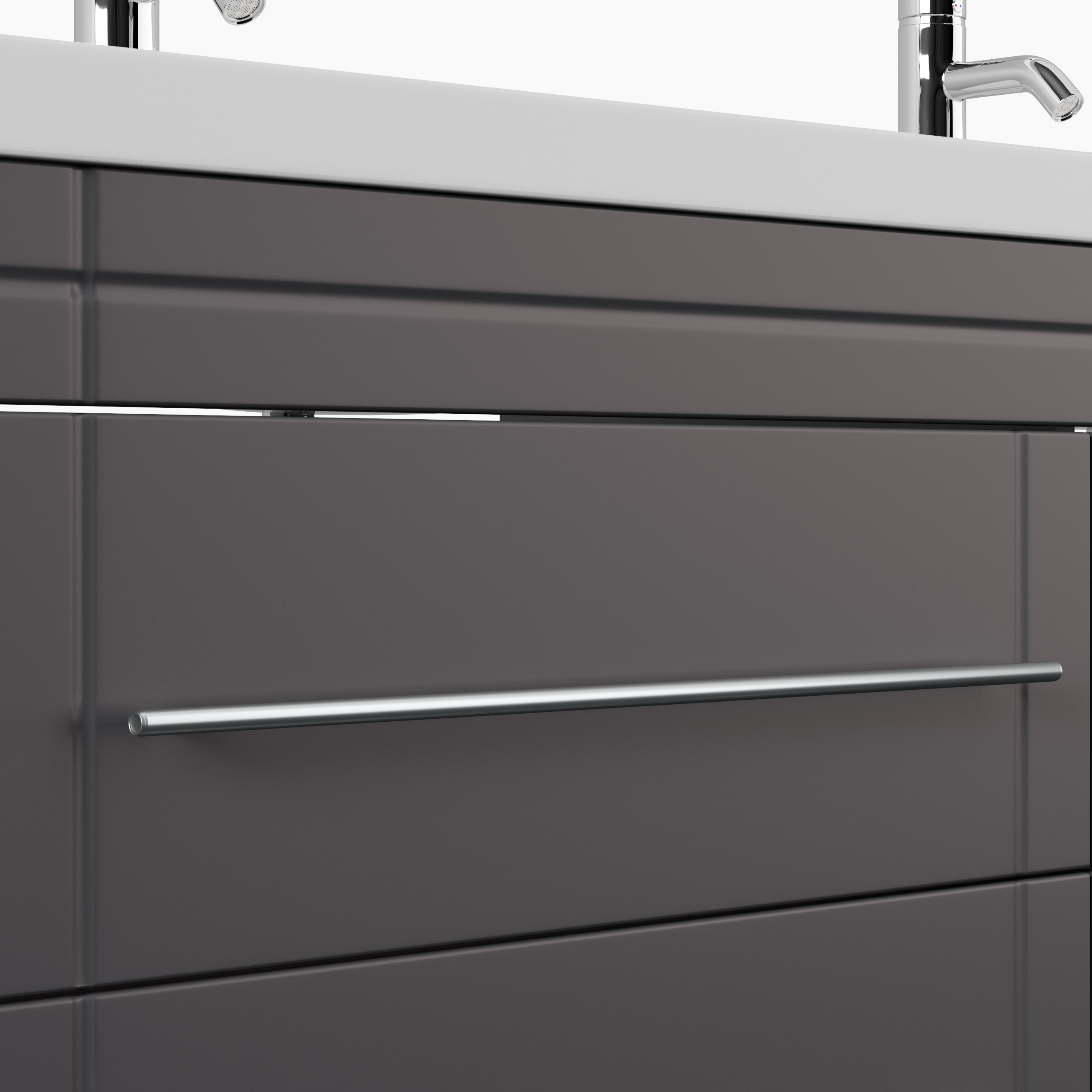 Stand Badmöbel Gallo Modern SoftClose anthrazit