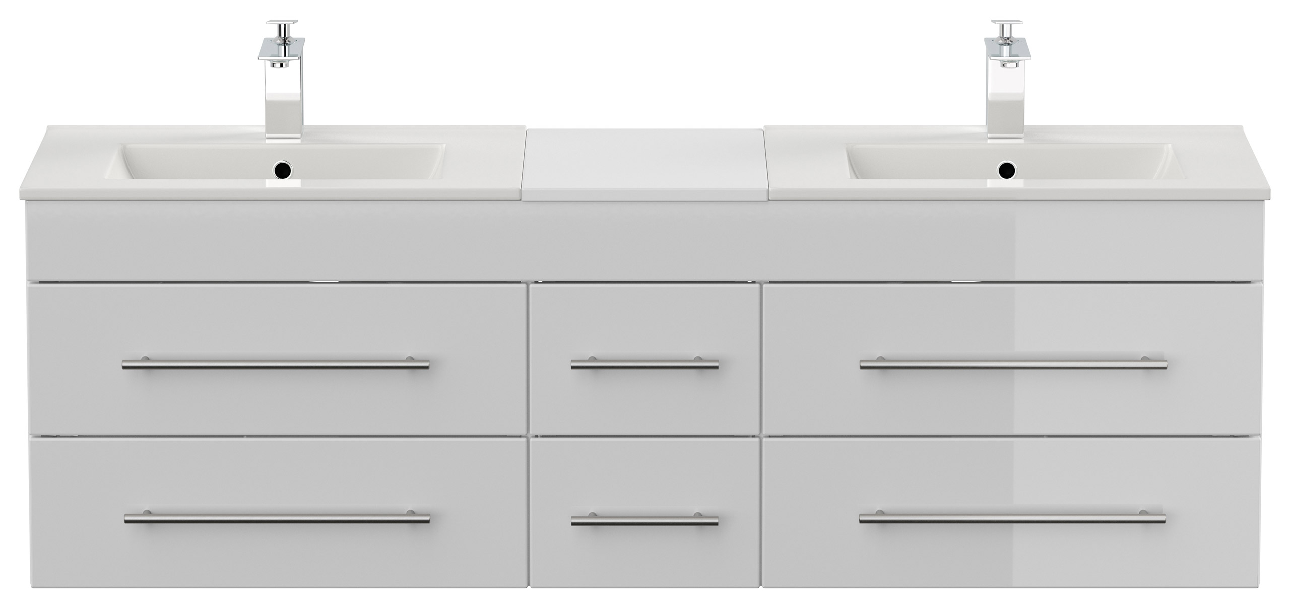 Badmöbel Roma XL SoftClose weiss hochglanz
