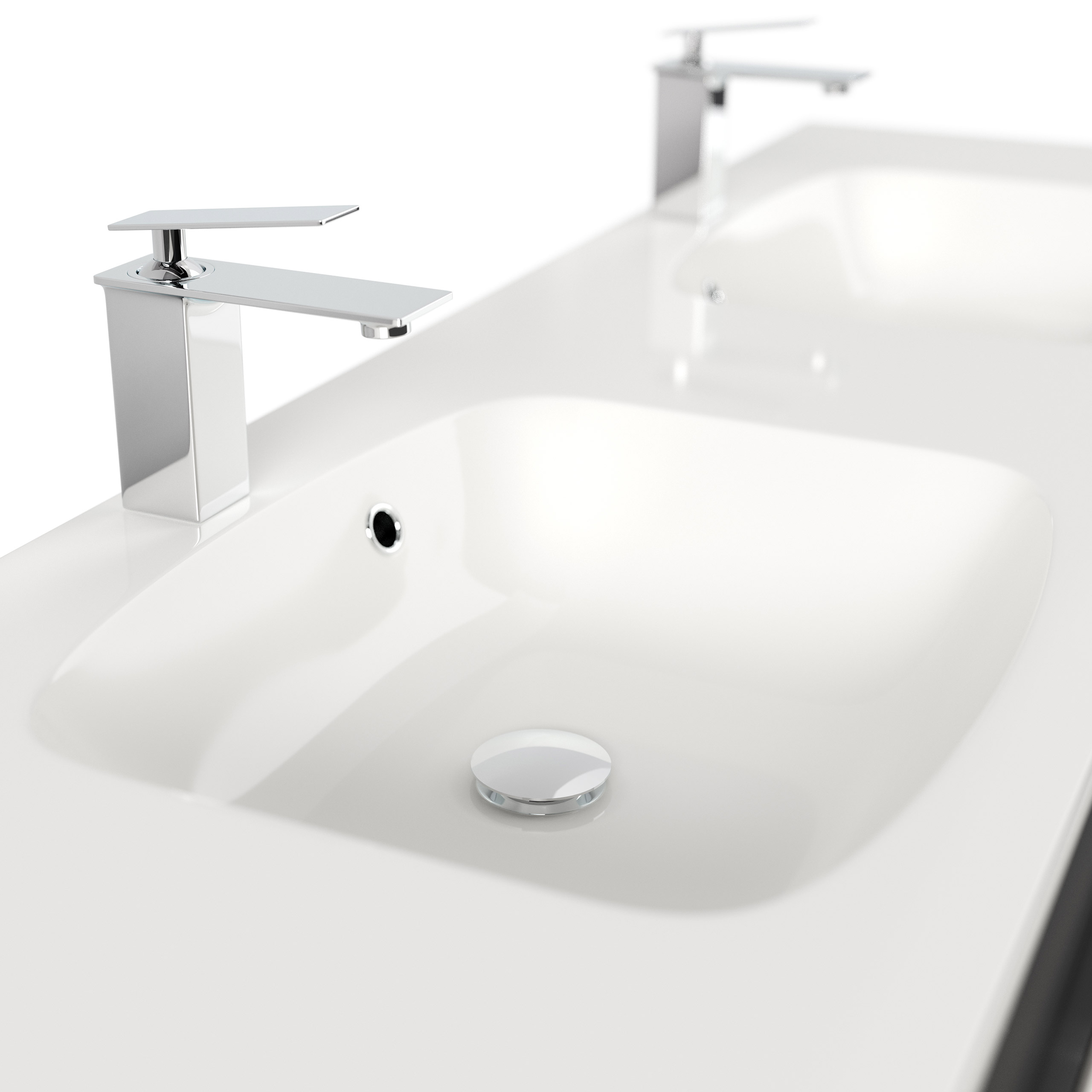 Badmöbel Colossos 160 SoftClose schwarz