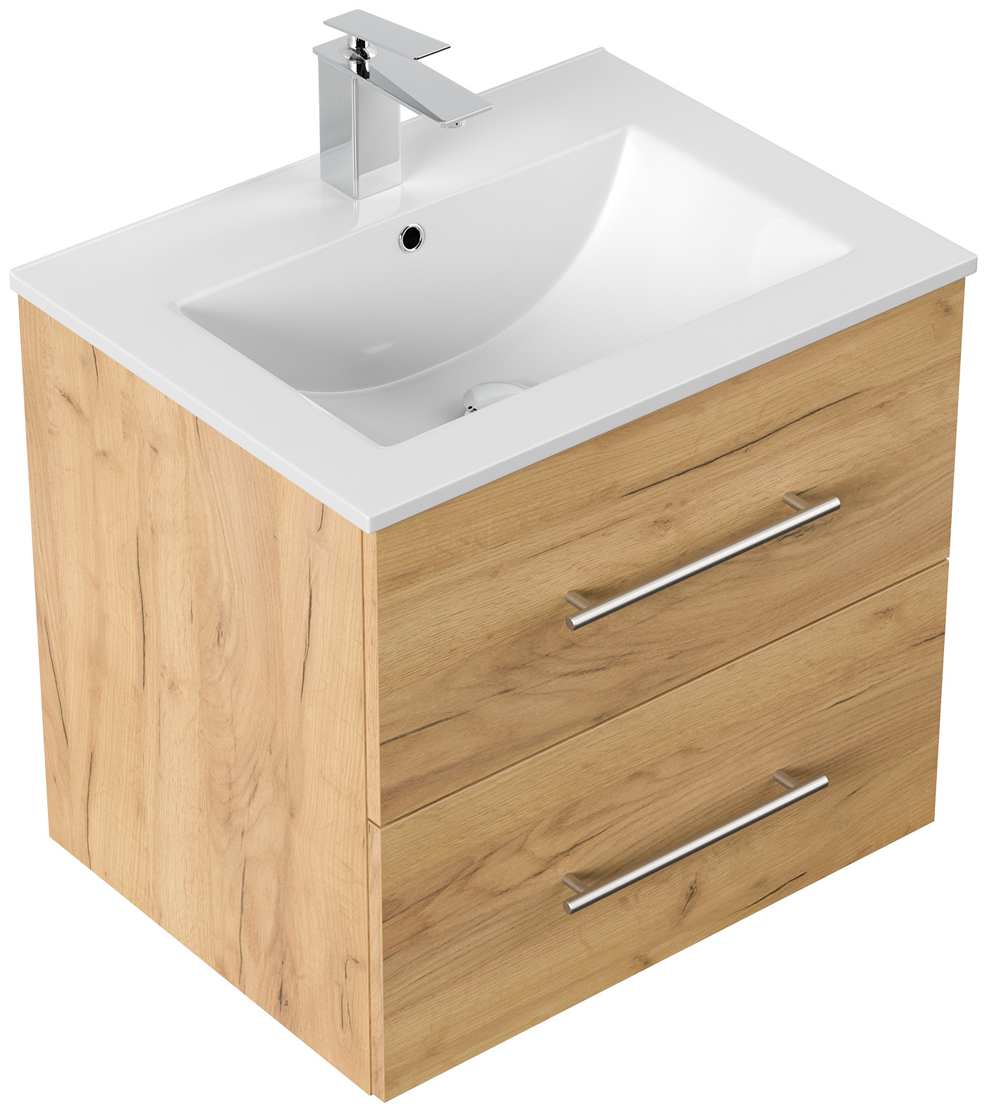 Badmöbel Firenze 60 SoftClose eiche gold