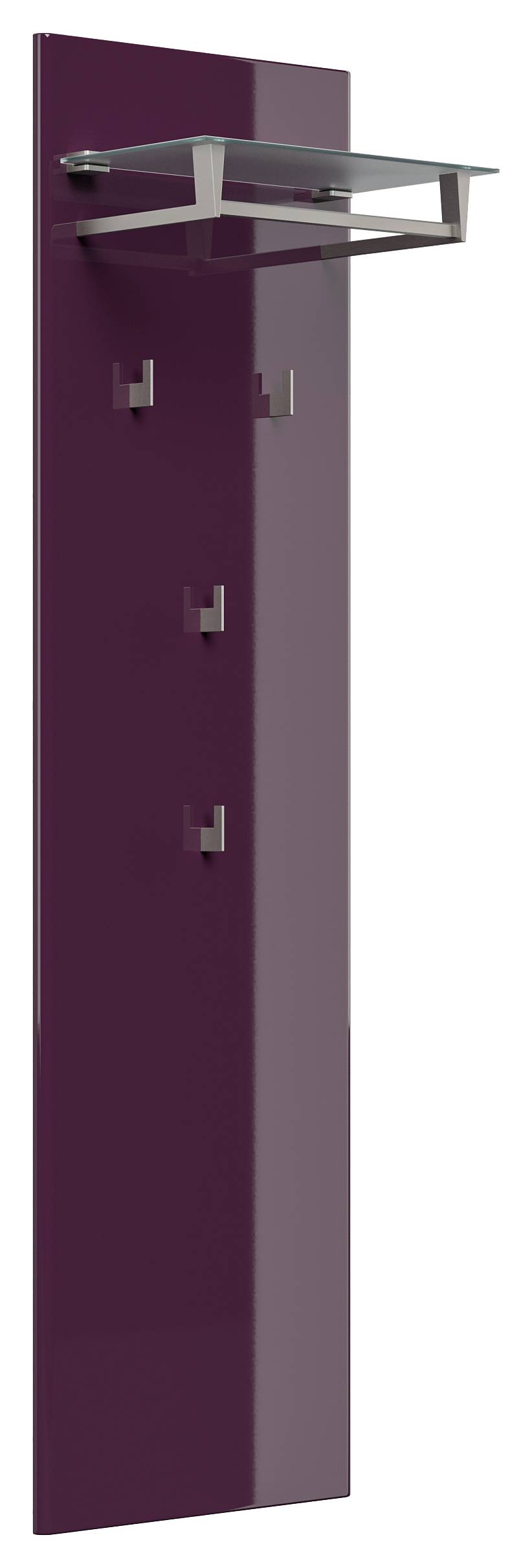 Garderobe Set 113 Brawley 2 tlg Schuhschrank 8 Klappen 32 Paar Weiss-Weiss Hgl
