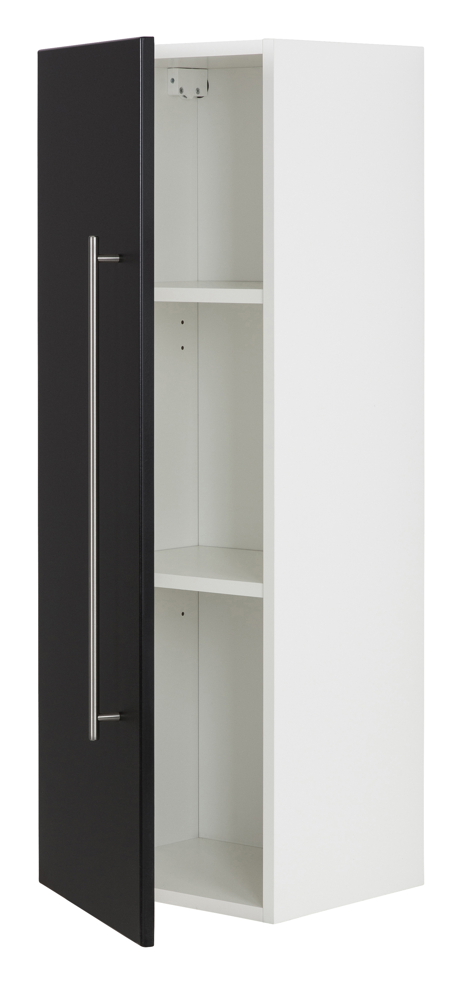 Hochschrank SANTINI 100cm weiss matt mit Tür anthrazit