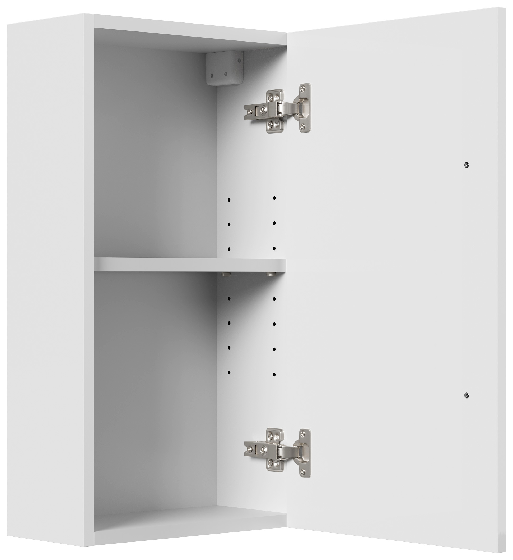 Badmöbelset PersepolisXL 5-teilig Spiegelschrank Seiten Hoch & Midischrank weiss