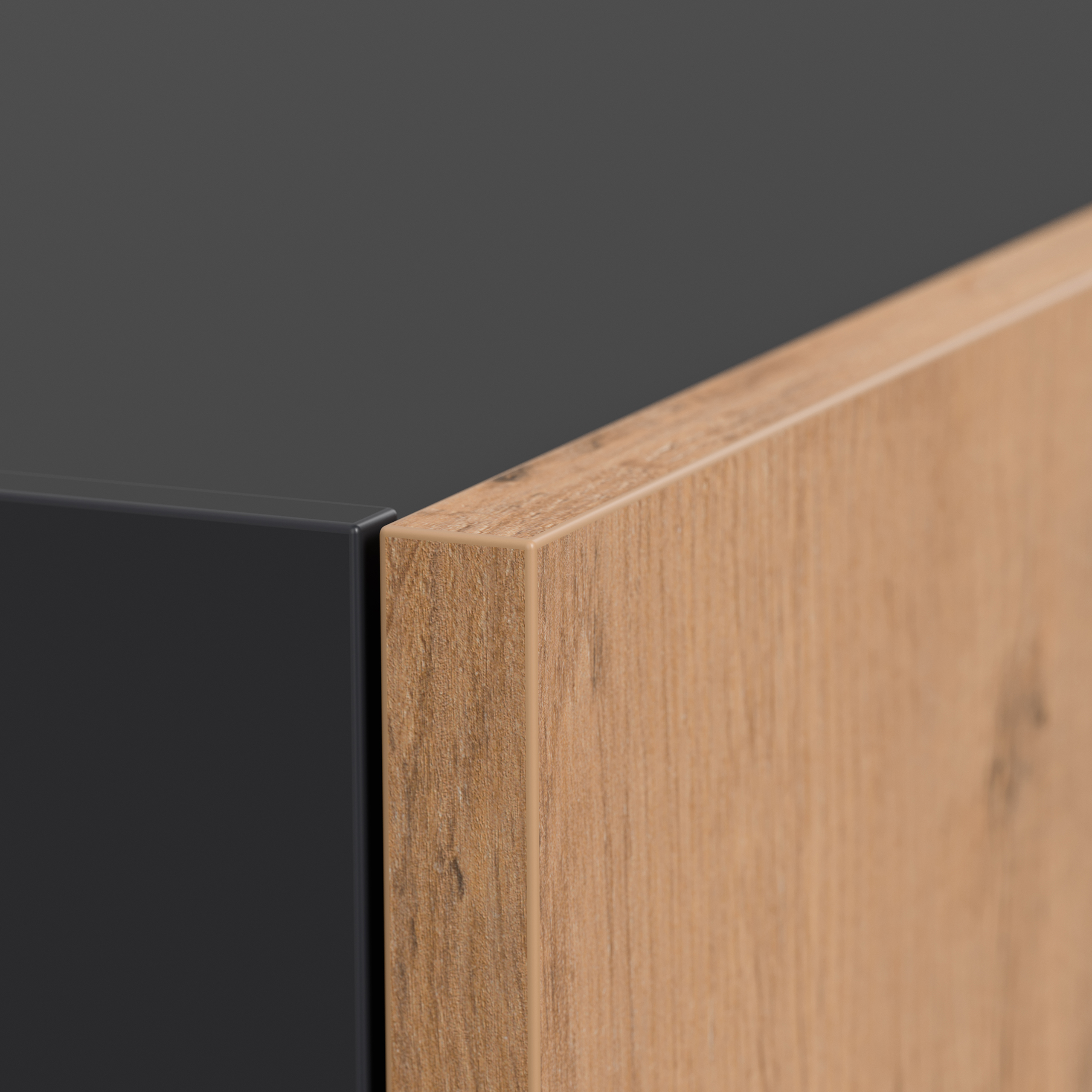 Sideboard Schuhschrank Alius-M 2 Türen Redwood
