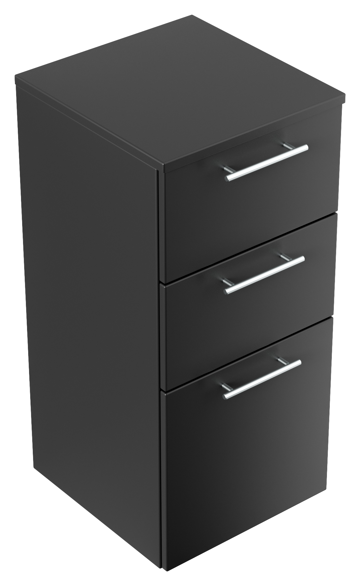 Midischrank 75cm schwarz