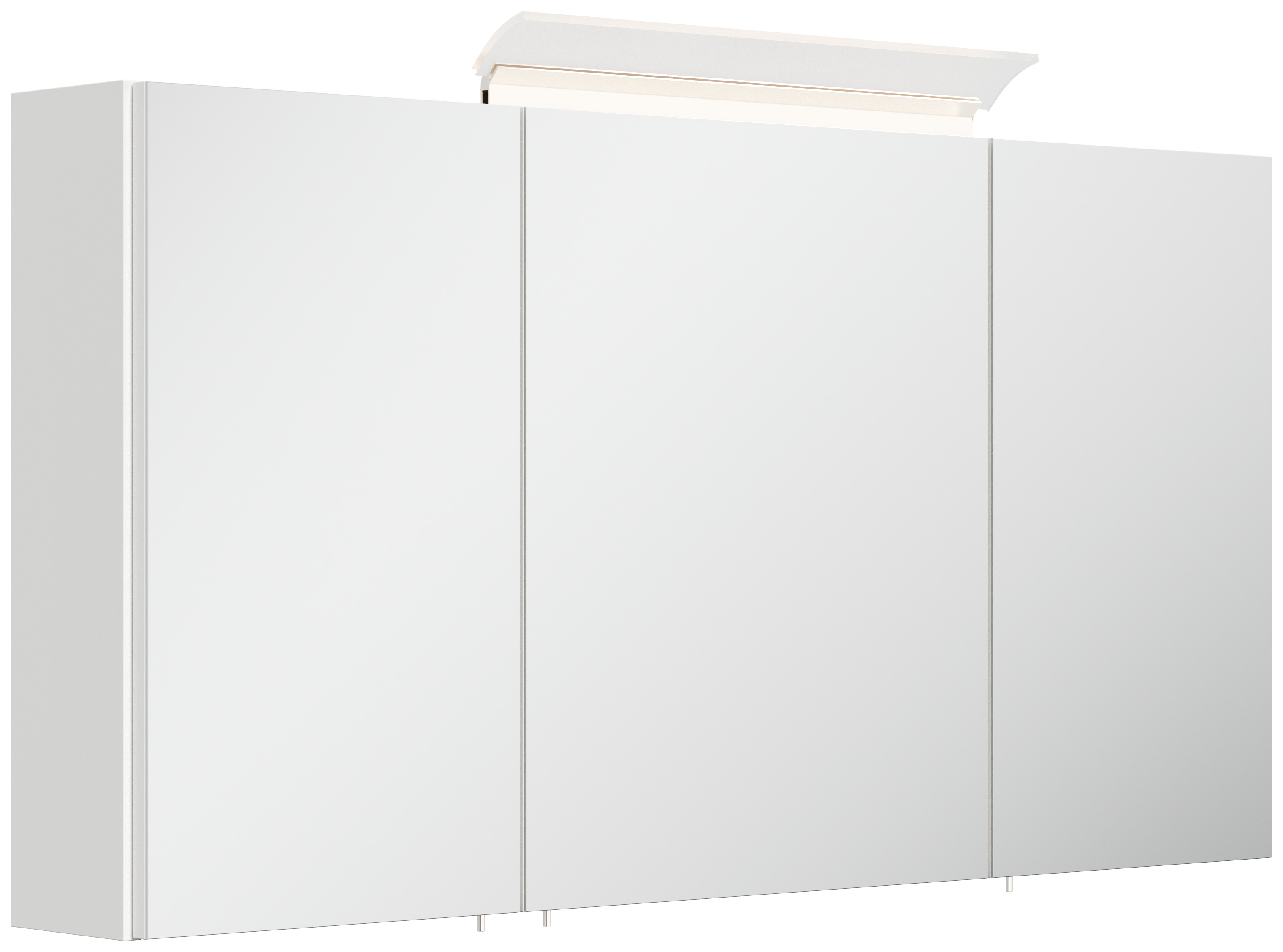Badmöbel Set Taifun 3tlg. 100 cm mit Spiegelschrank & 3er Boxen weiß Hgl