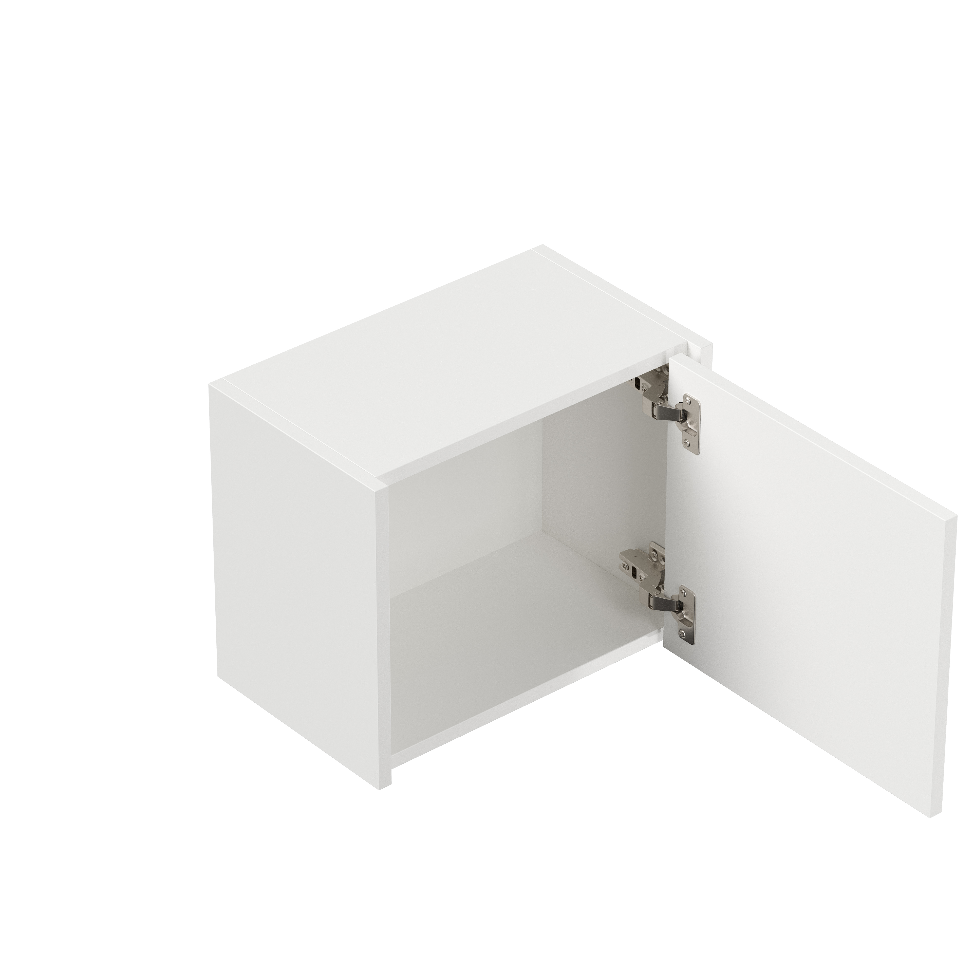 Badmöbelset Helios 4-teilig Spiegelschrank Hochschrank 3er Boxen weiss hochglanz