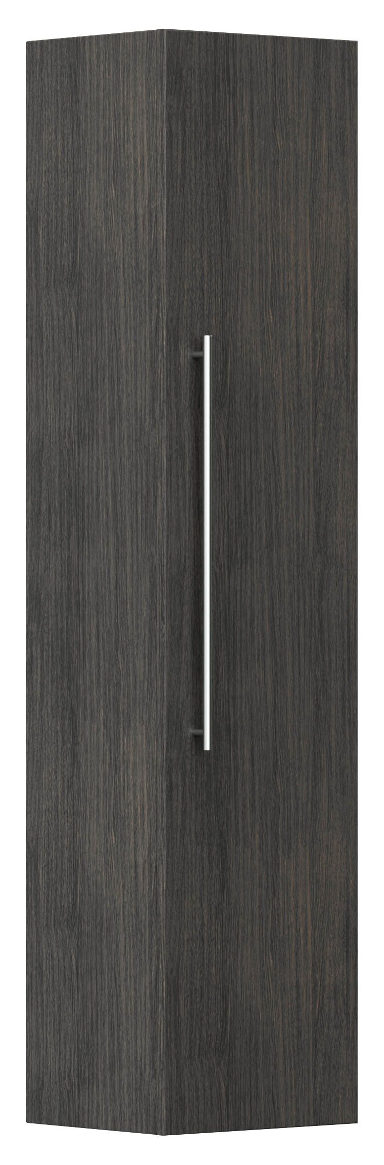 Hochschrank 150 cm anthrazit gemasert