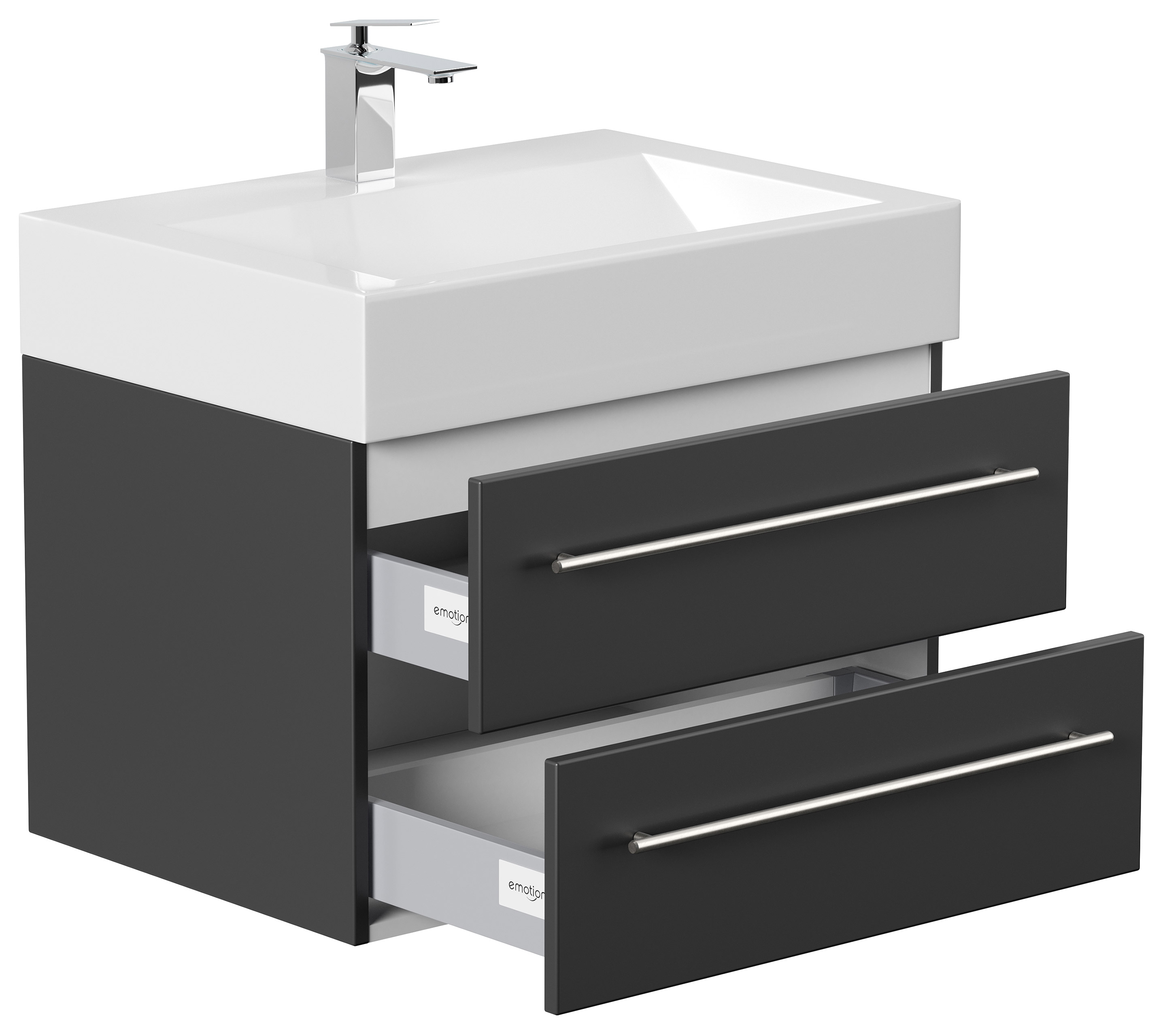 Badmöbel Design 700 schwarz