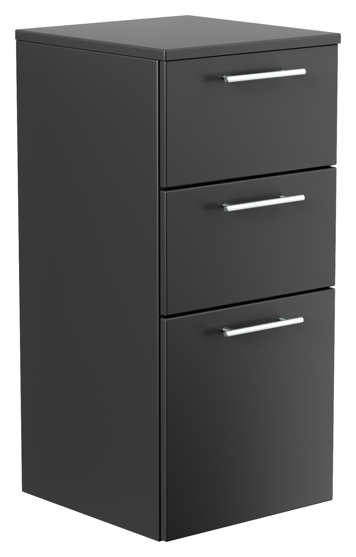 Midischrank 75cm schwarz
