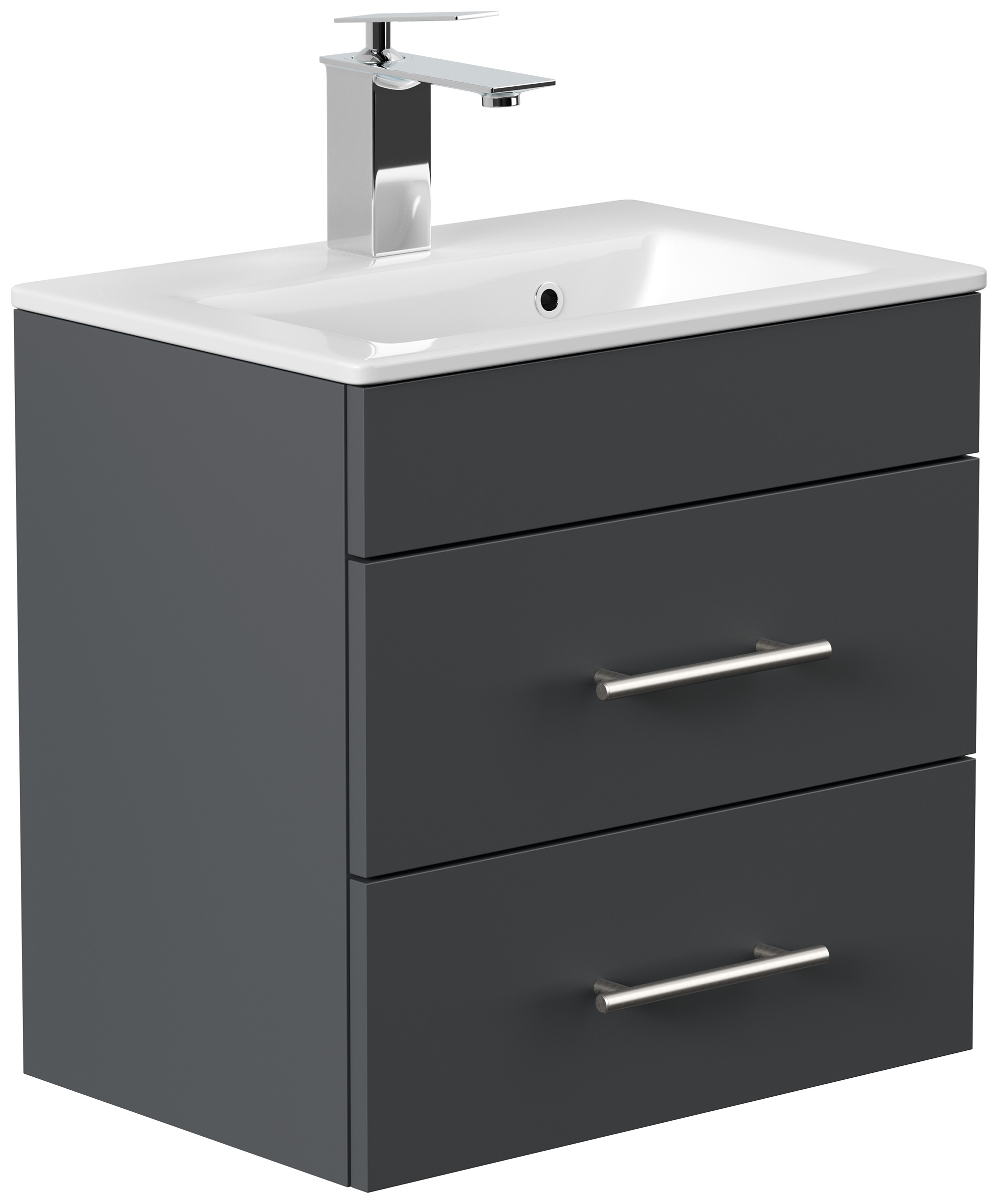 Badmöbel Mars 500 SlimLine SoftClose grafit
