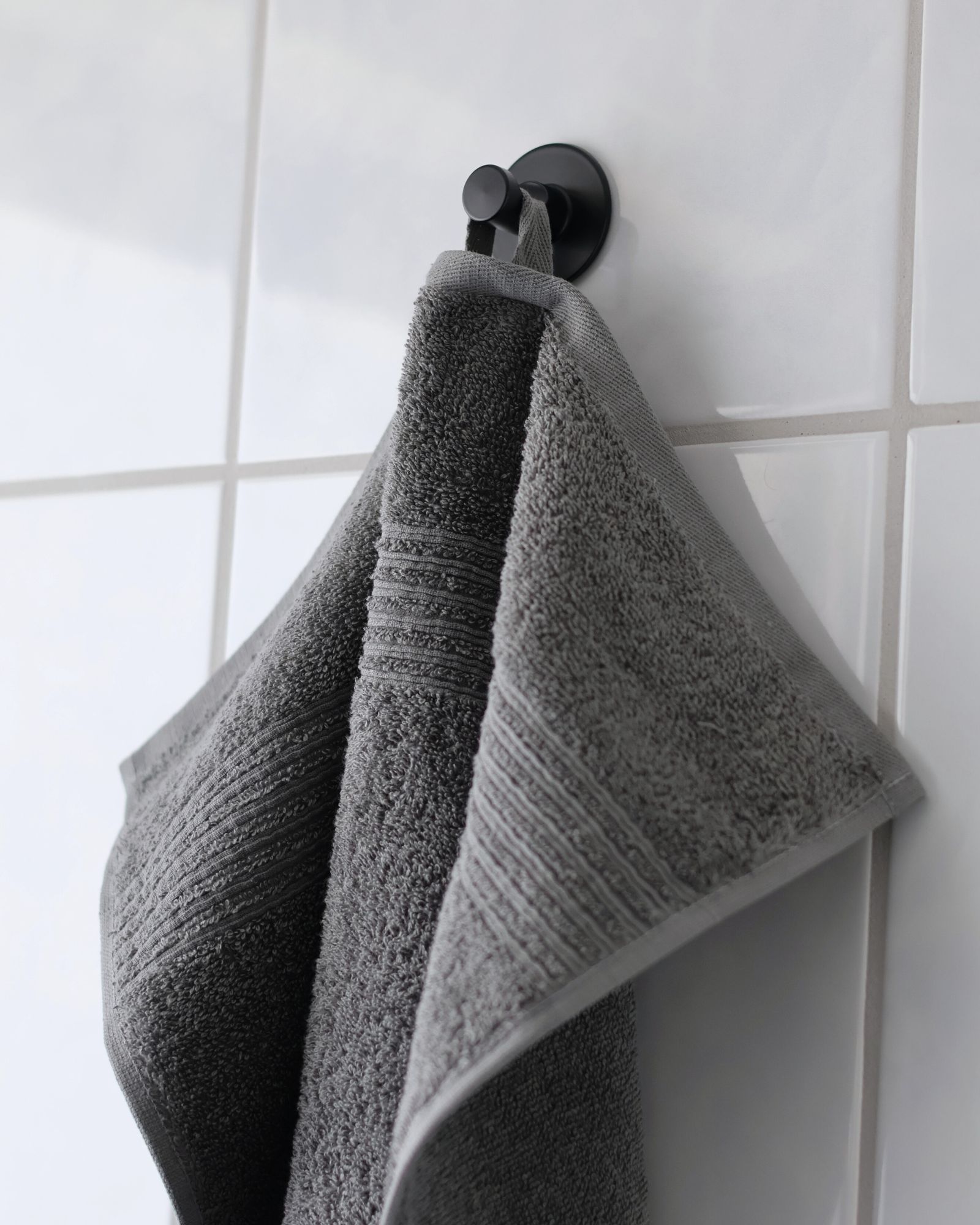 Handtücher ELA 50x100 - 2er Set - Dark Grey