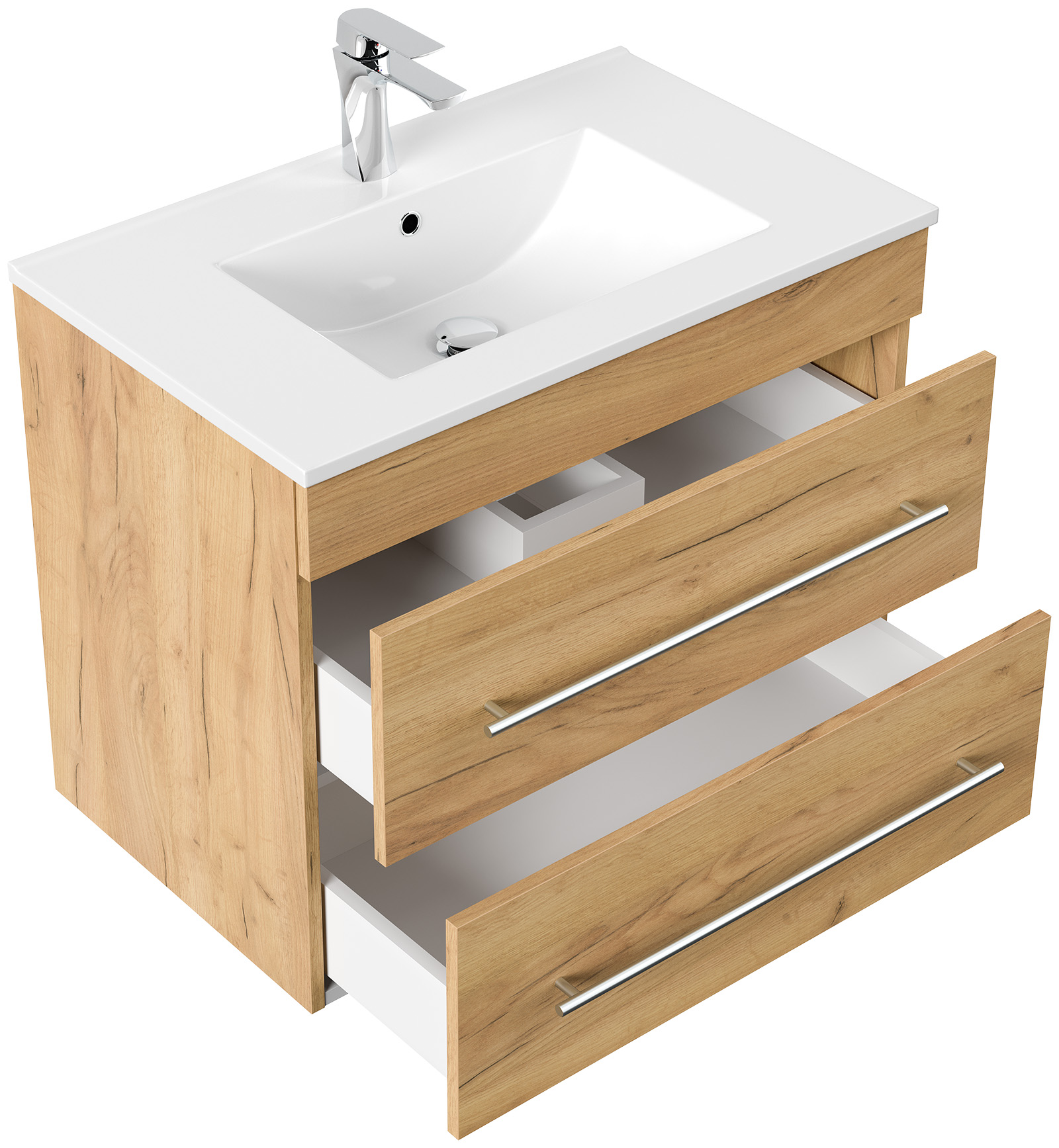Badmöbel Casa Infinity 750 SoftClose eiche gold