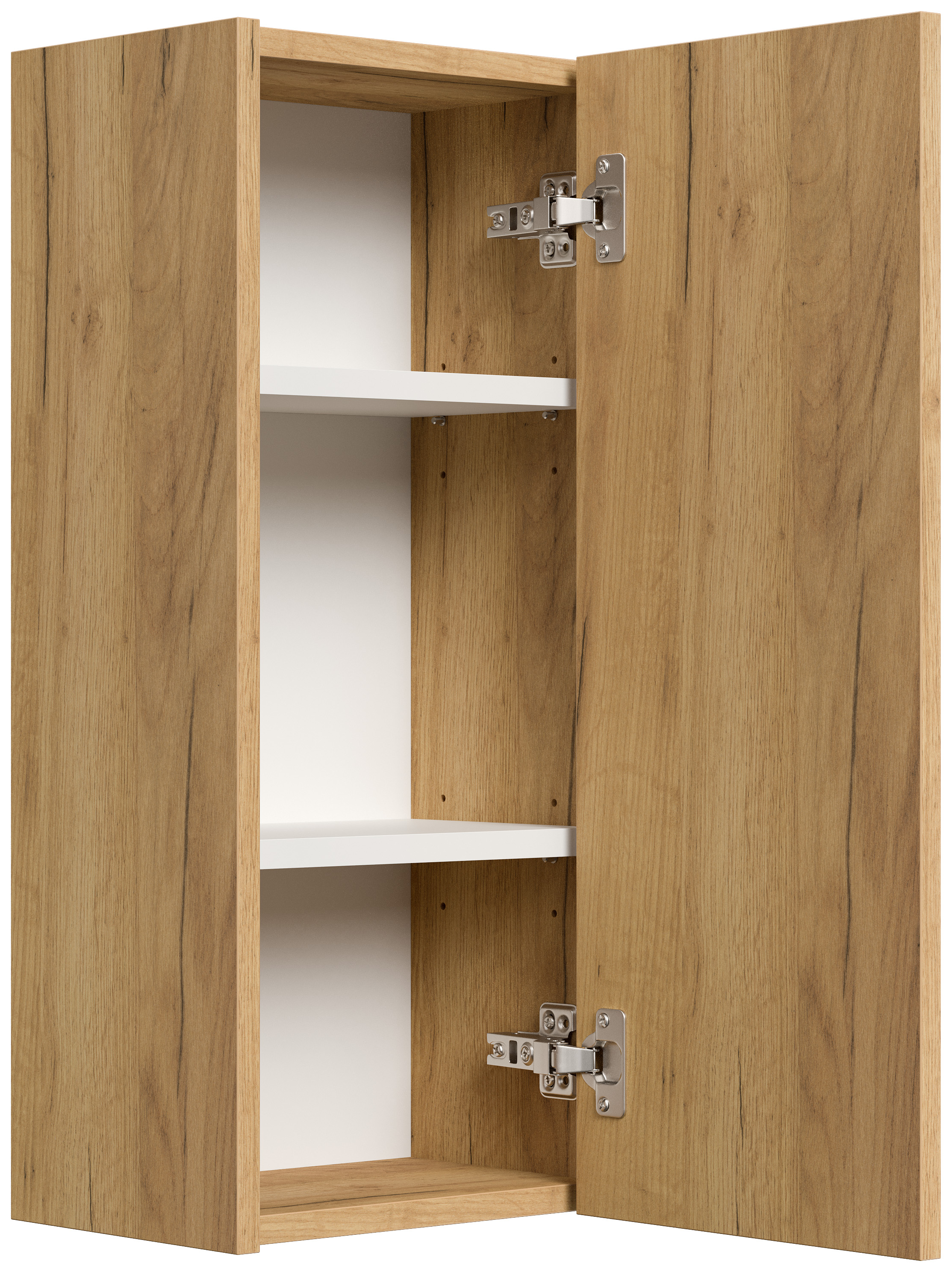 Badmöbelset Taifun 70cm 4tlg mit Spiegelschrank & 2x Badschrank eiche gold