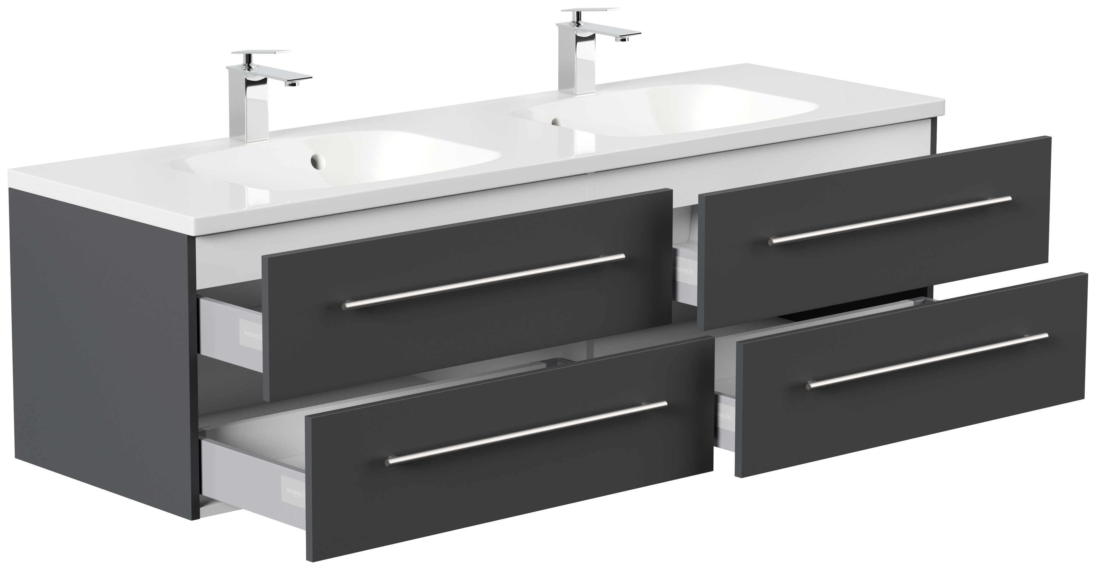 Badmöbel Colossos 160 SoftClose grafit