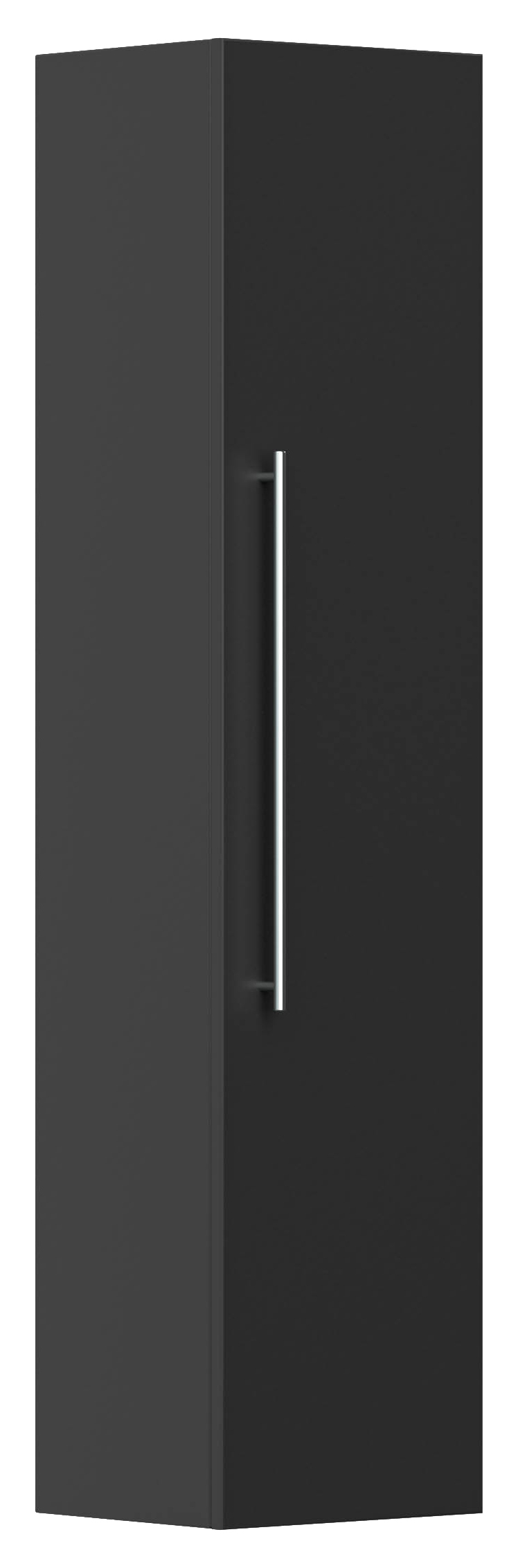 Badmöbelset Helios SoftClose schwarz inkl. LED Spiegel mit Touch-Funktion