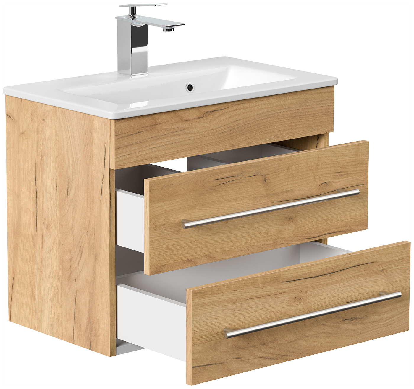 Badmöbel Mars 600 SlimLine SoftClose eiche gold