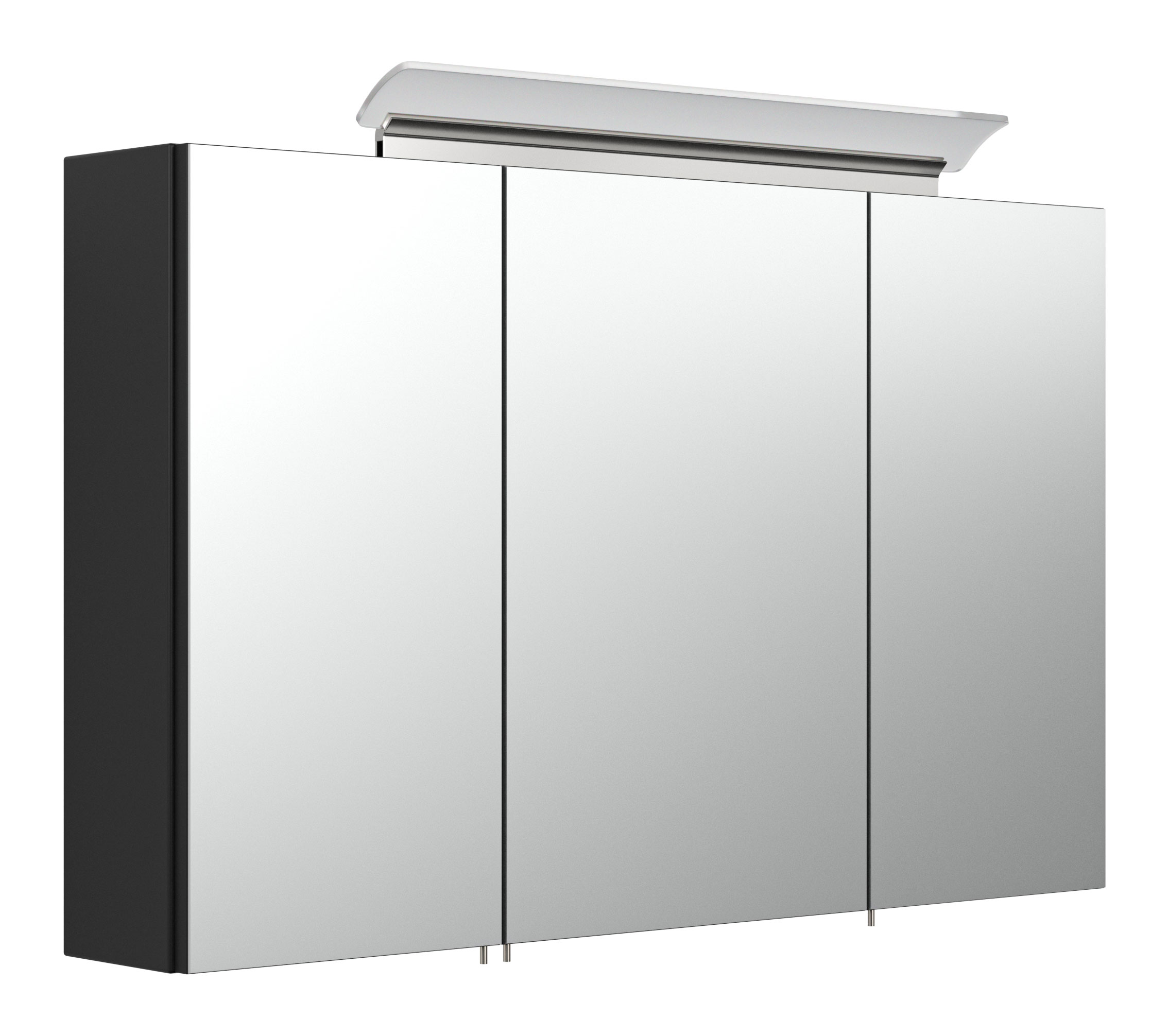 Badmöbel-Set Toscana 100 cm (3-teilig) SoftClose anthrazit