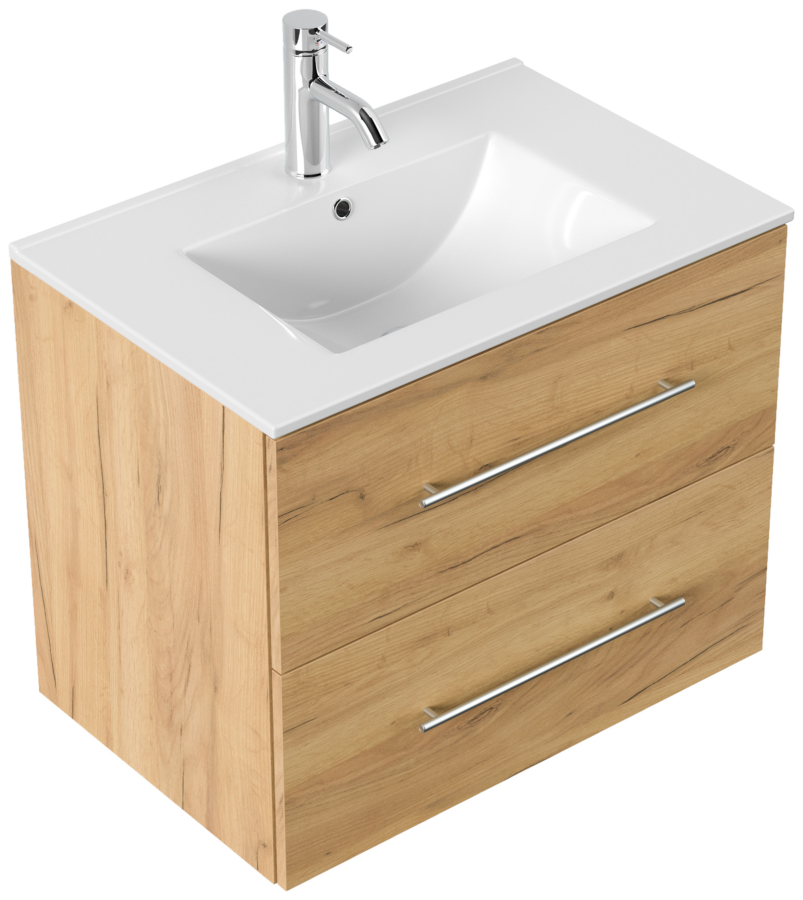 Badmöbel Firenze 70 SoftClose eiche gold