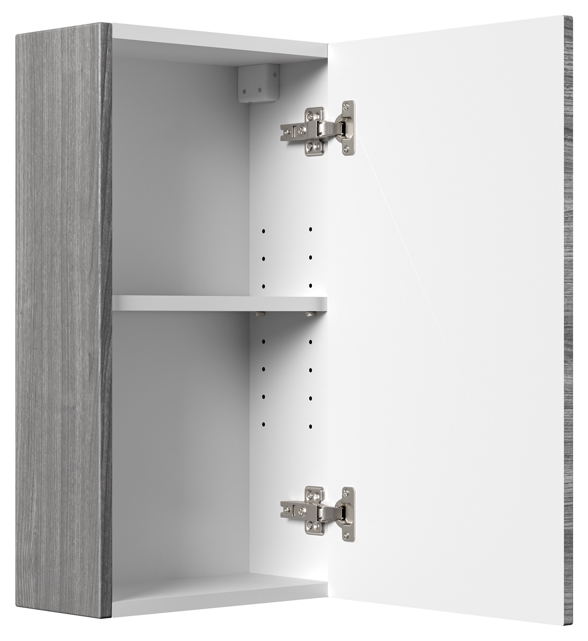 Hängeschrank 62 cm Silbereiche
