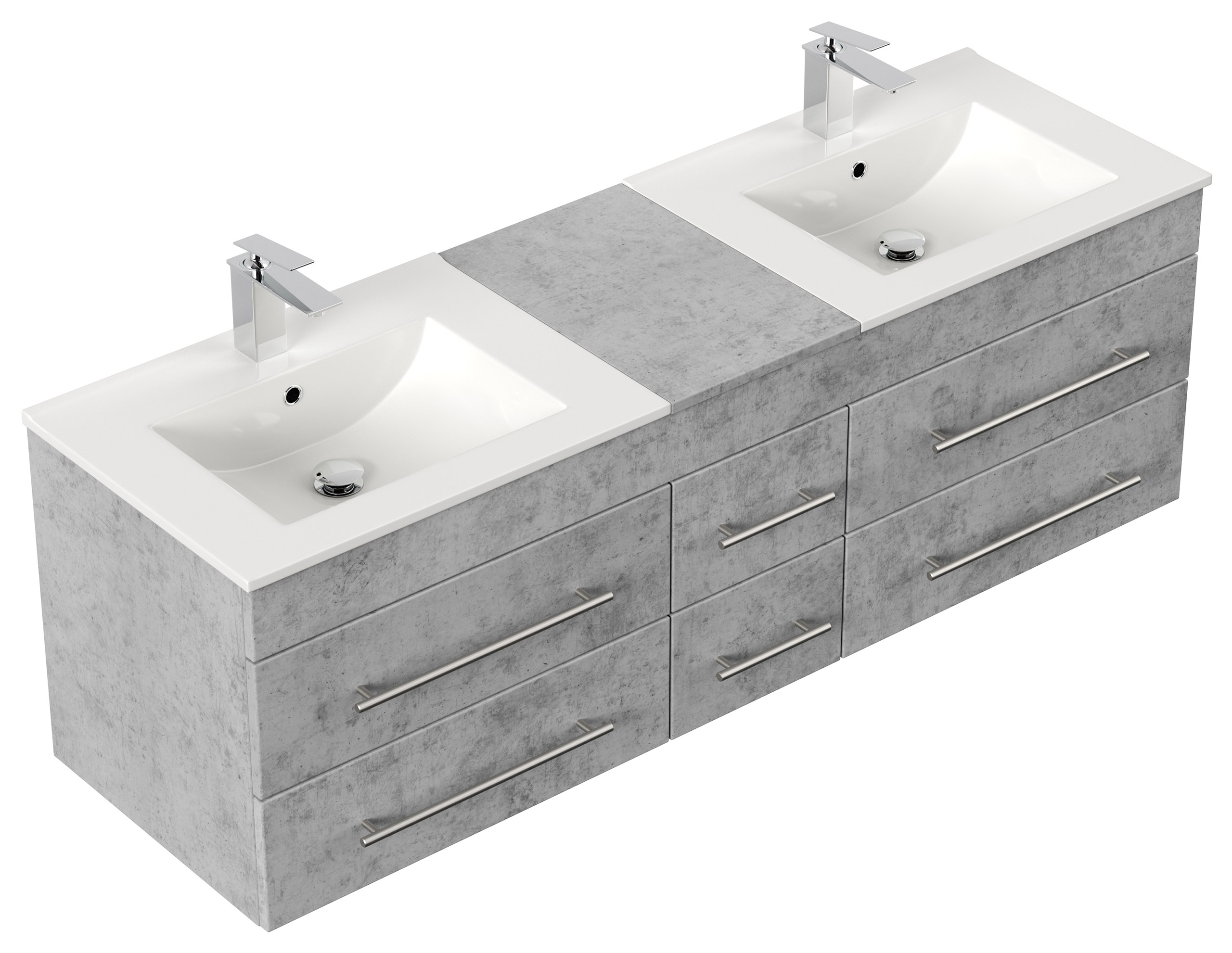 Badmöbel Roma XL SoftClose beton
