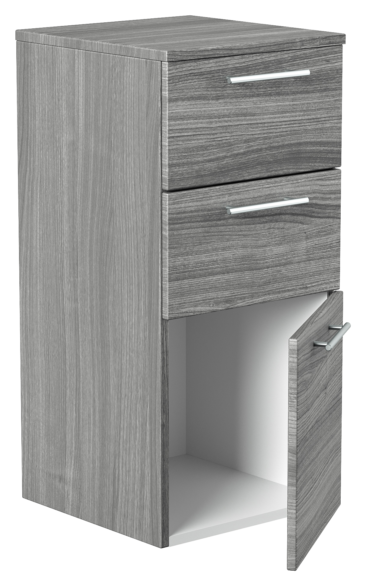Midischrank 75cm Silbereiche