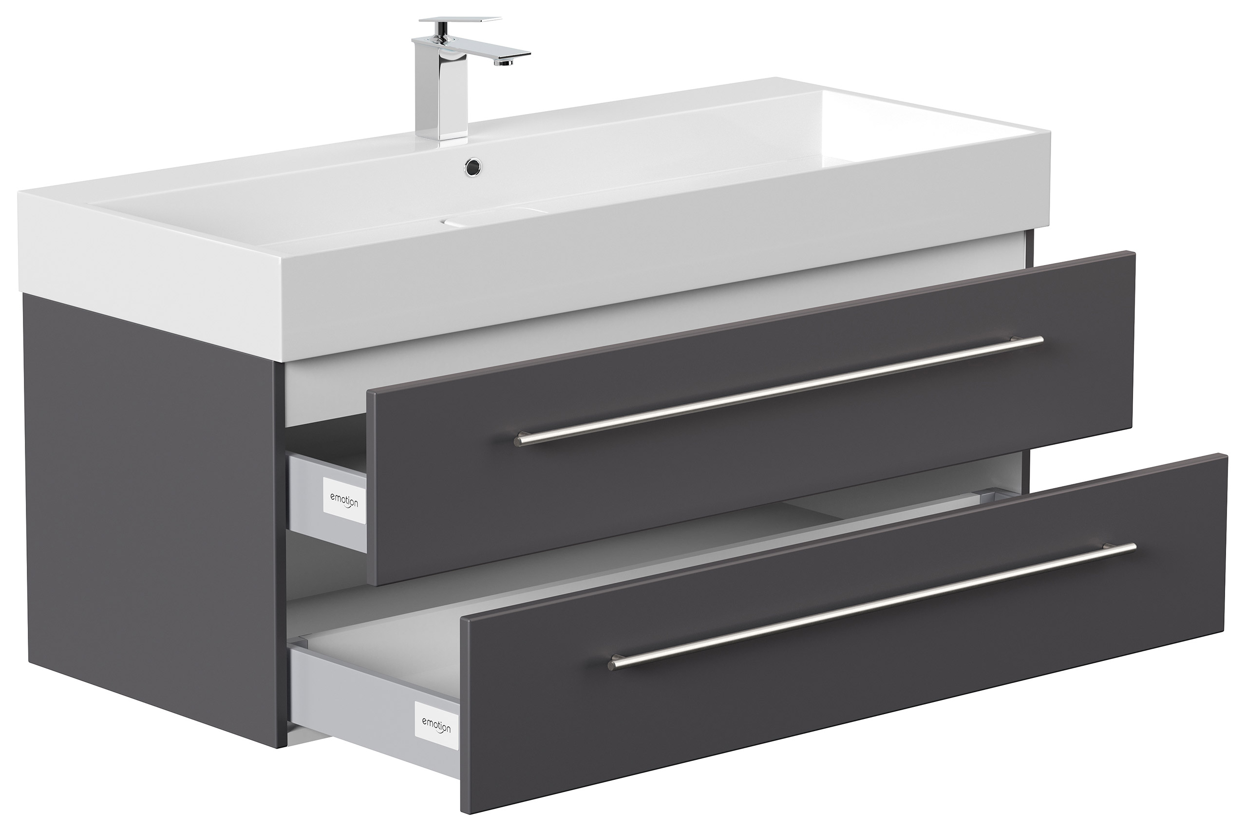 Badmöbel Design 1200 anthrazit