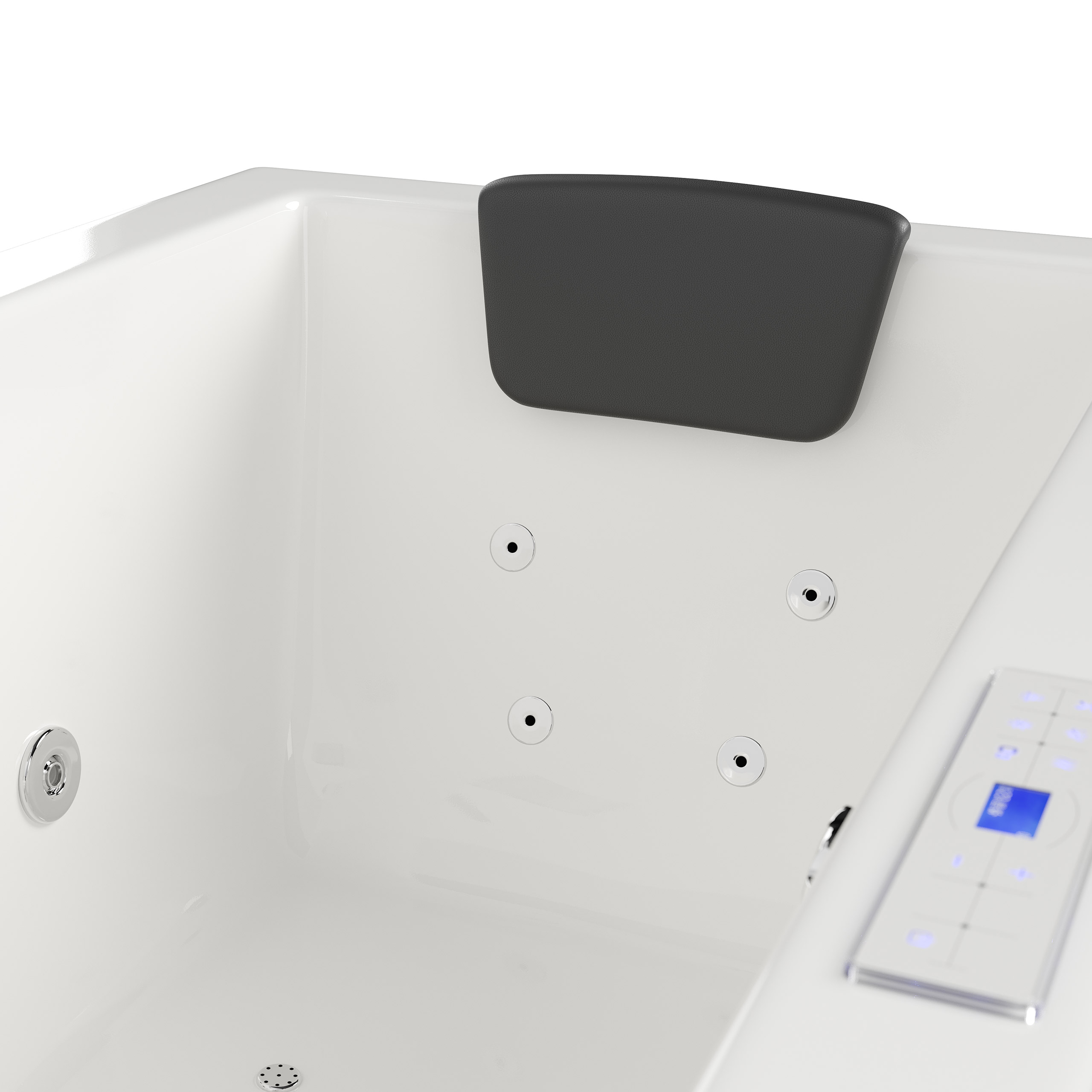 Rechteck Whirlpool Unity 150x75 Made in Germany 22 Düsen Befüllung Überlauf