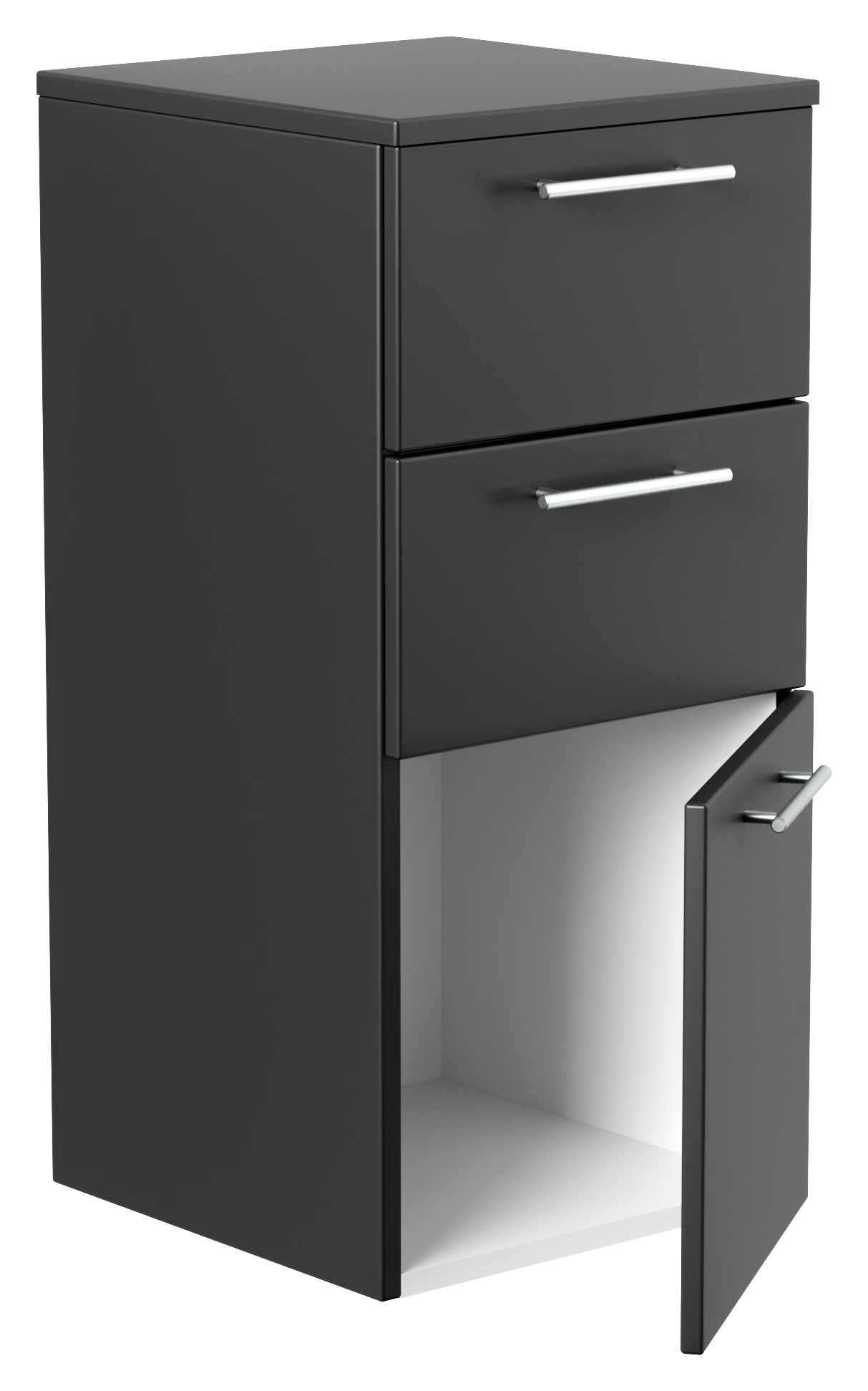 Midischrank 75cm schwarz