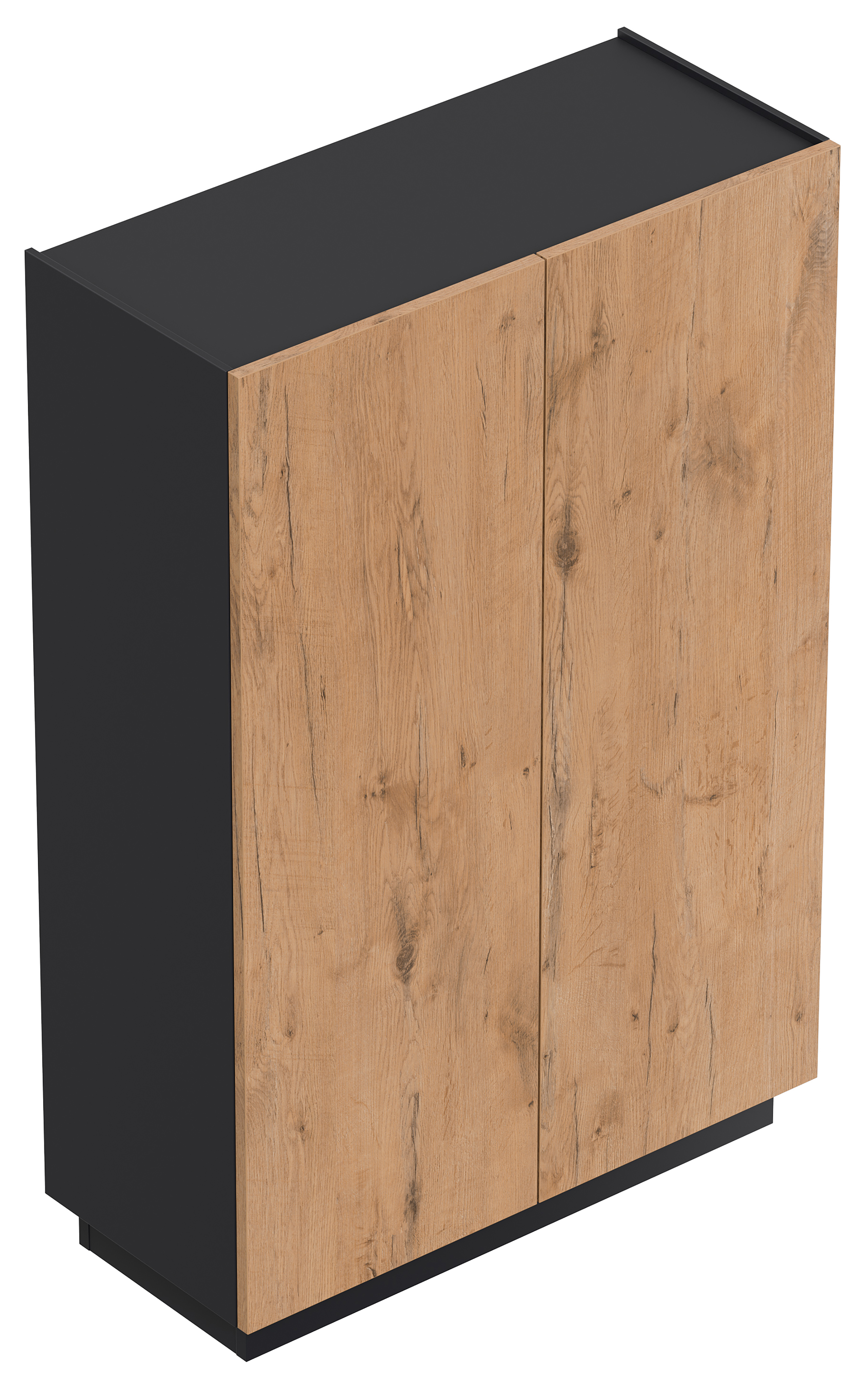 Sideboard Schuhschrank Alius-M 2 Türen Redwood