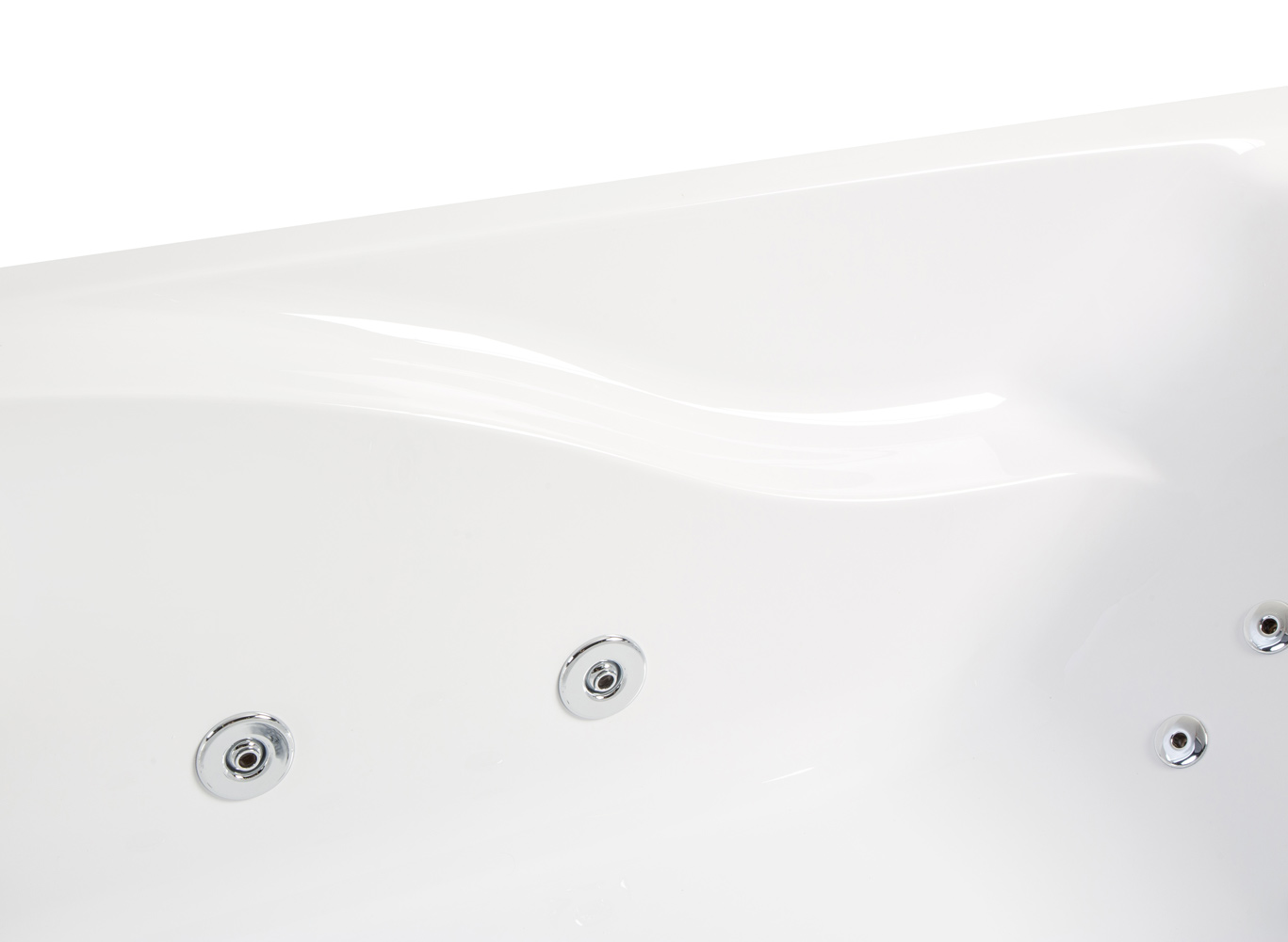 Rechteck Whirlpool Centauri 180x85 rechts Made in Germany 18 Düsen mit Armatur