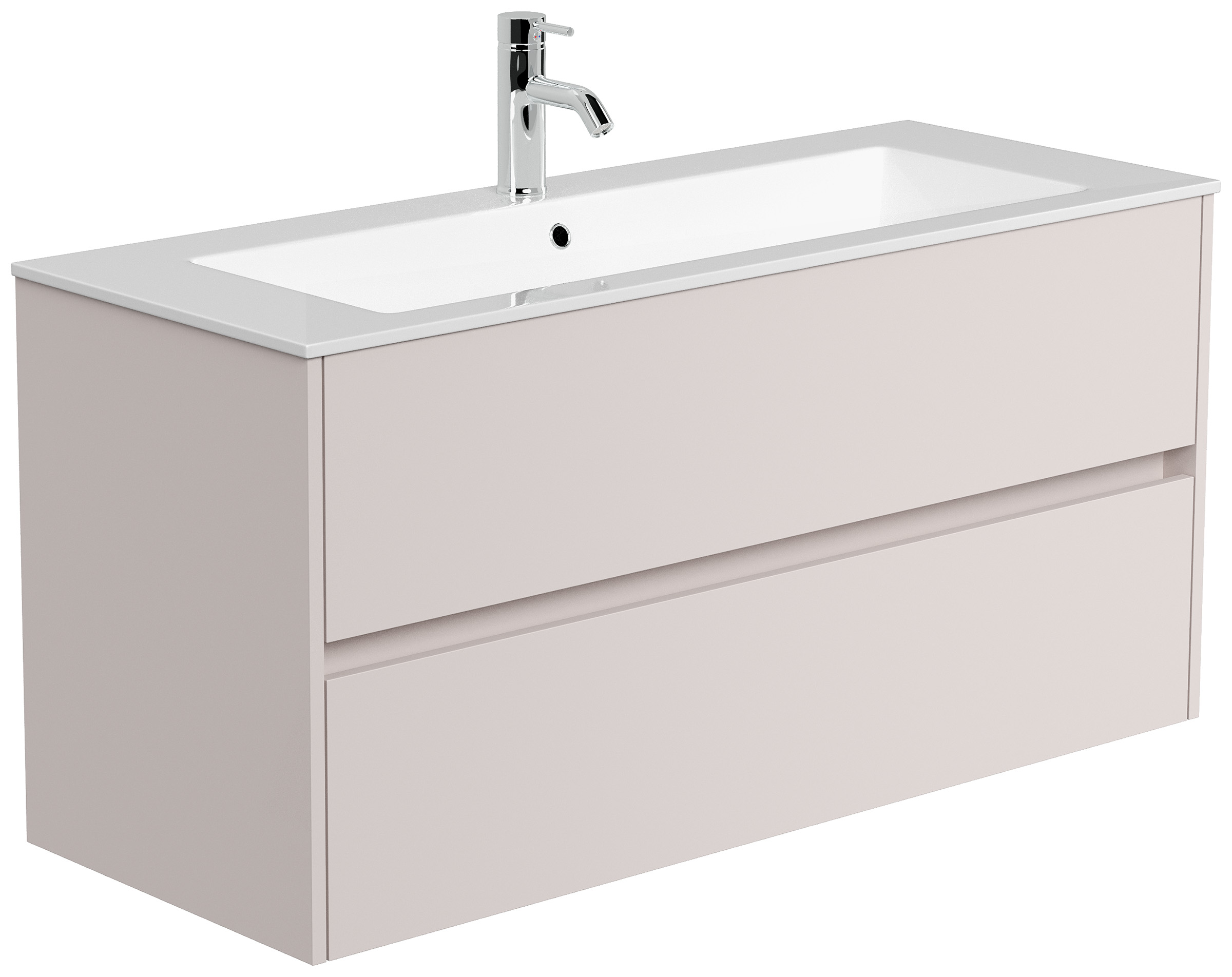 Badmöbel Taifun mit Waschtisch 120 cm 2 Greifraum SoftClose Auszüge eiche gold