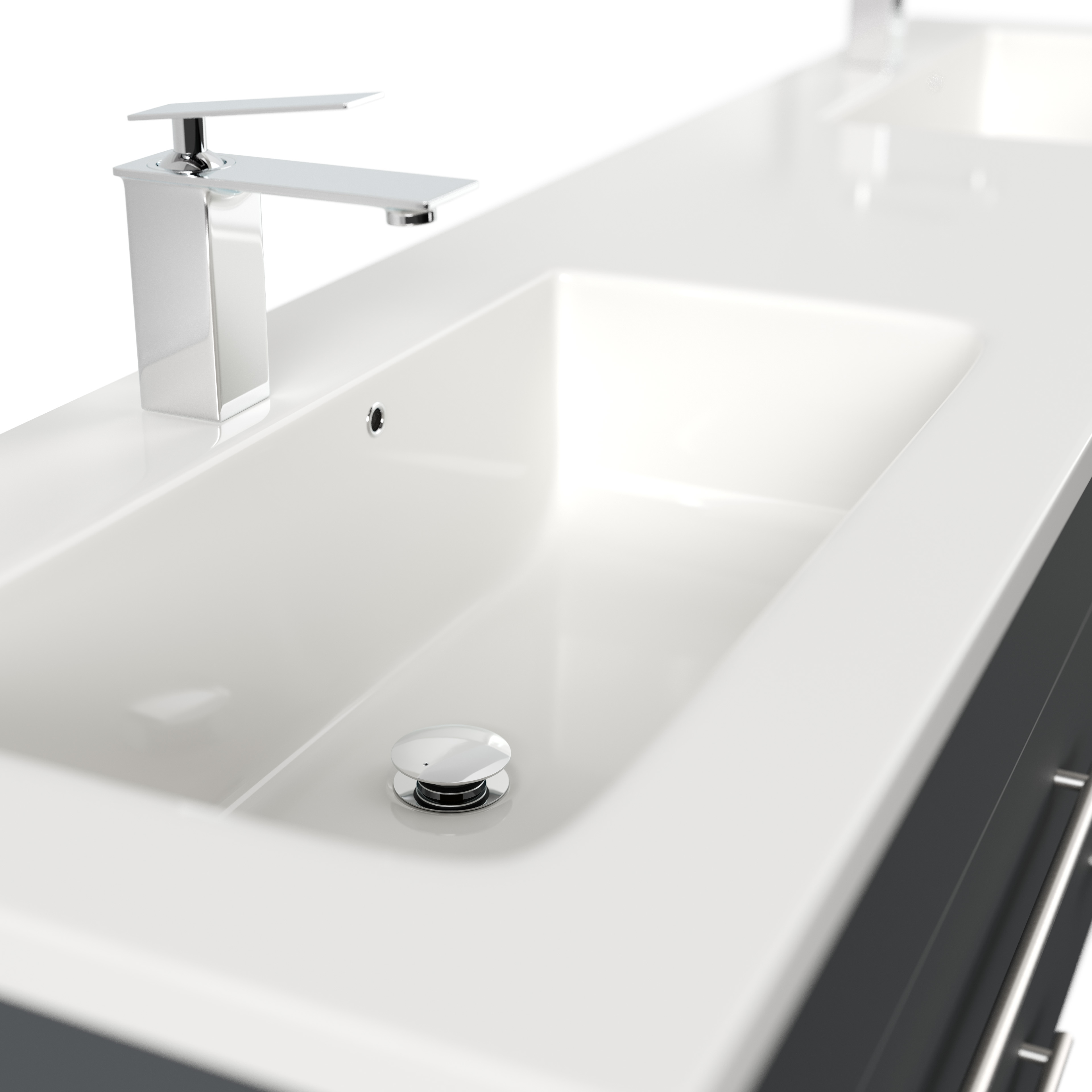 Badmöbel Colossos 200 SoftClose grafit