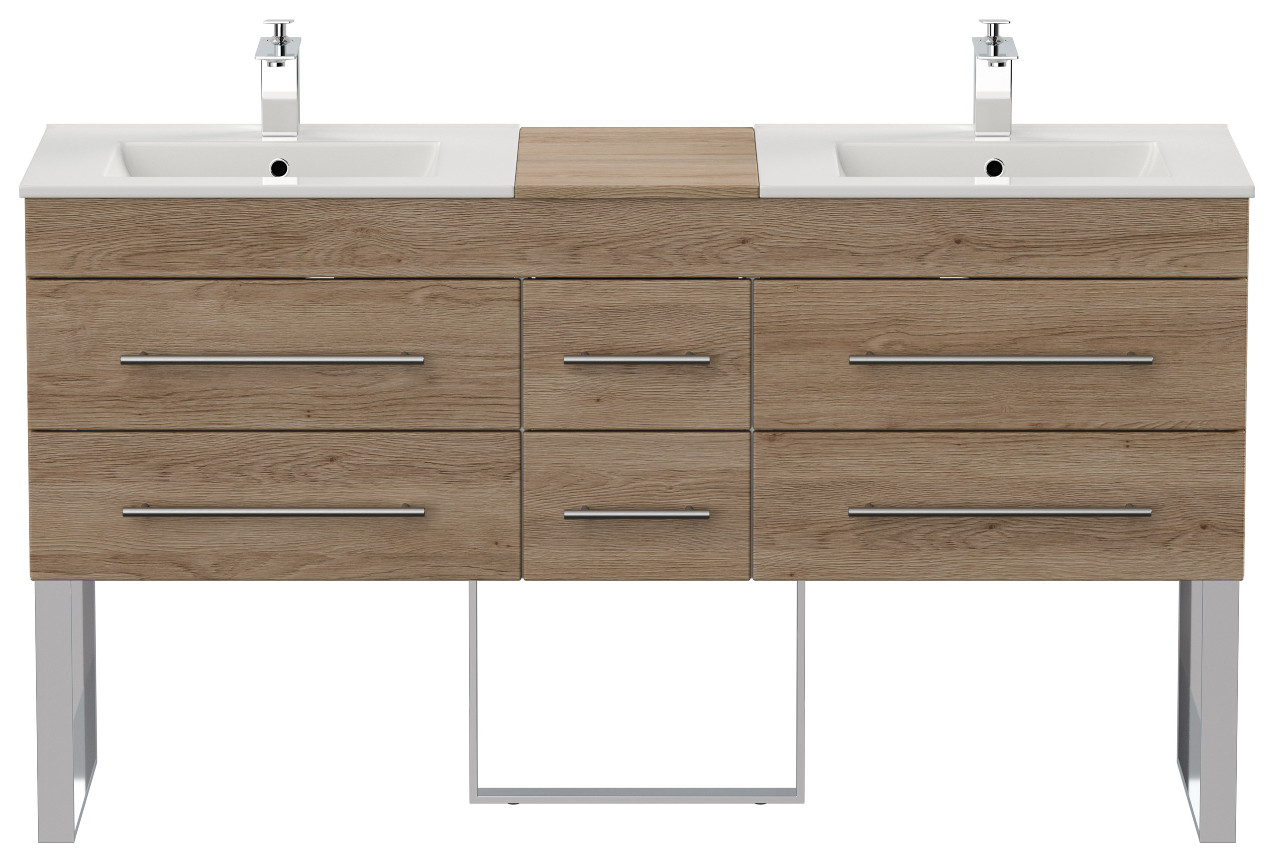 Stand Badmöbel Roma XL SoftClose eiche hell