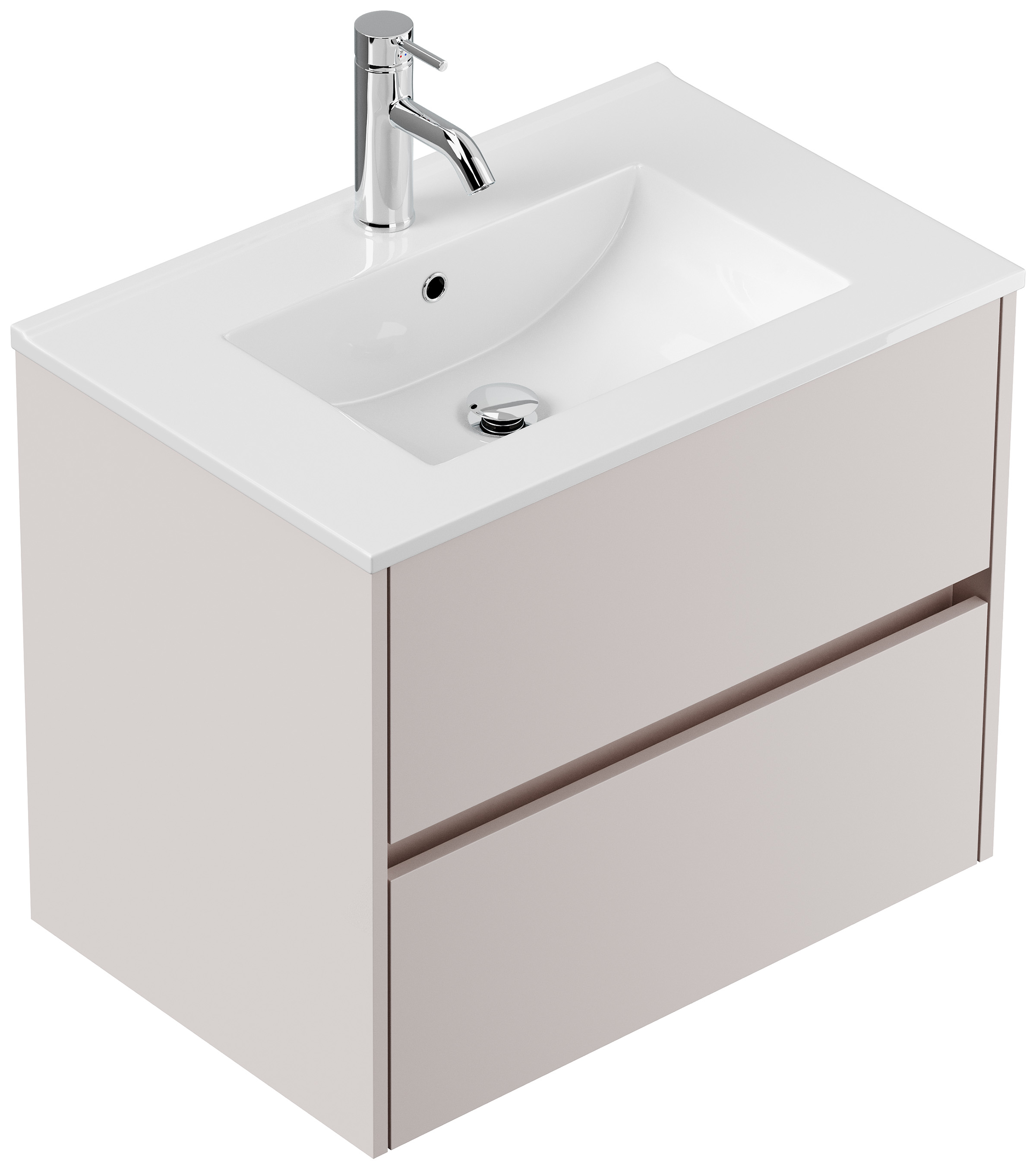 Badmöbel Taifun & Waschtisch 70cm 2 Greifraum SoftClose Auszüge eiche gold