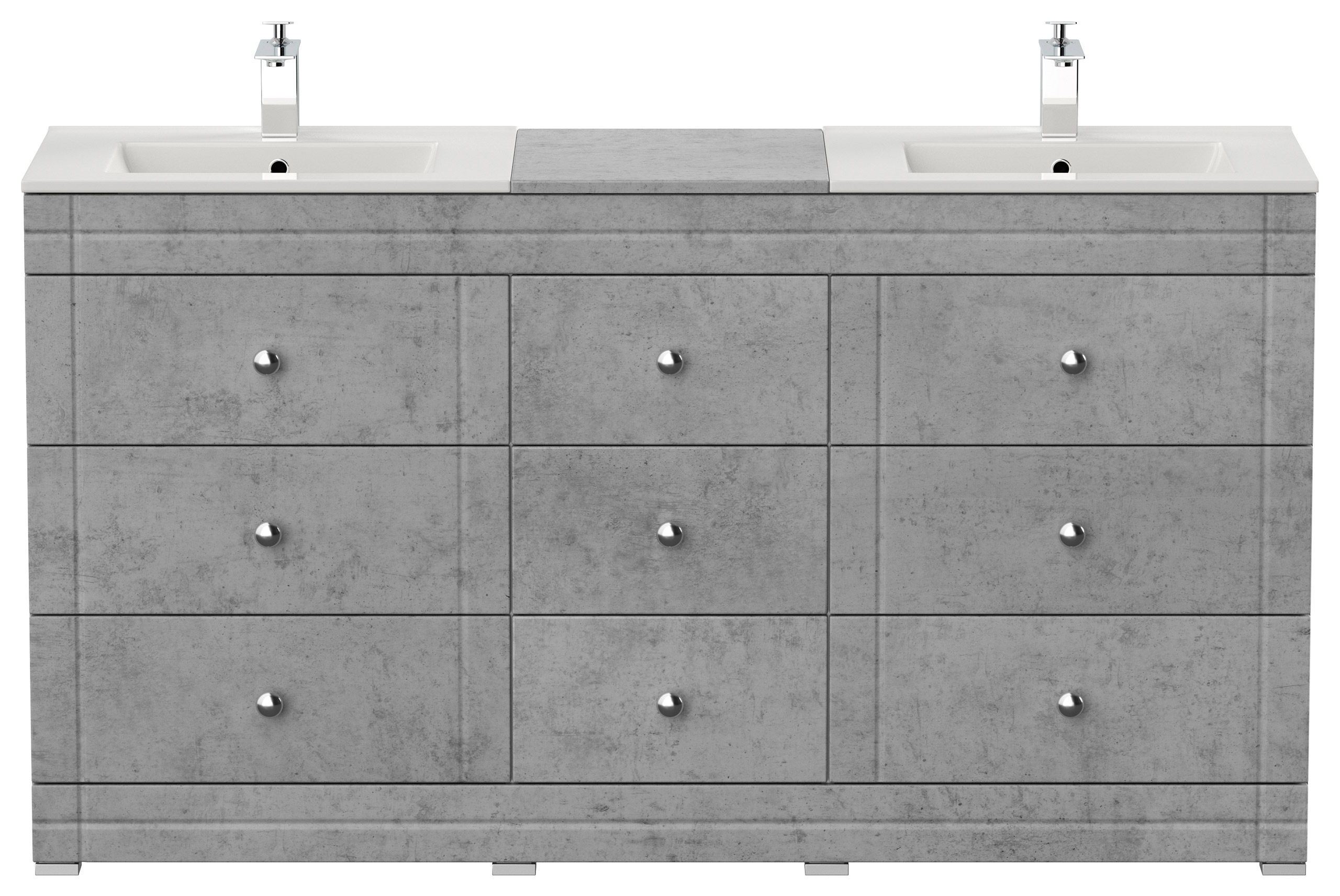 Stand Badmöbel Cosmo Klassik SoftClose beton