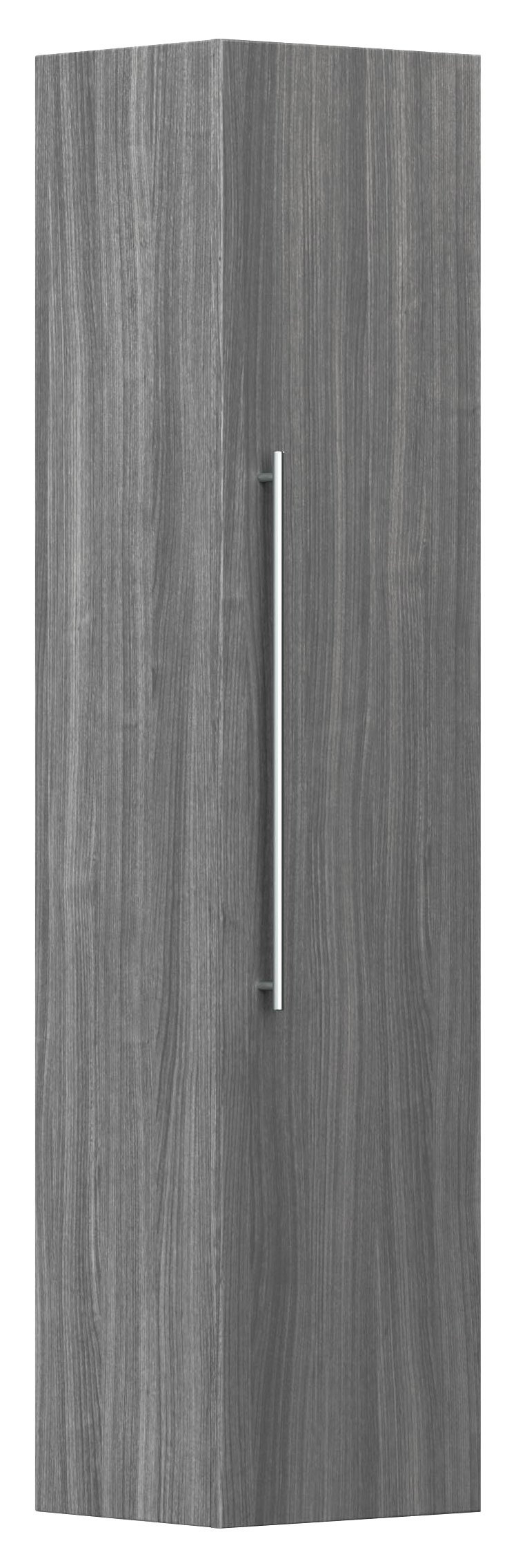 Hochschrank 150 cm Silbereiche