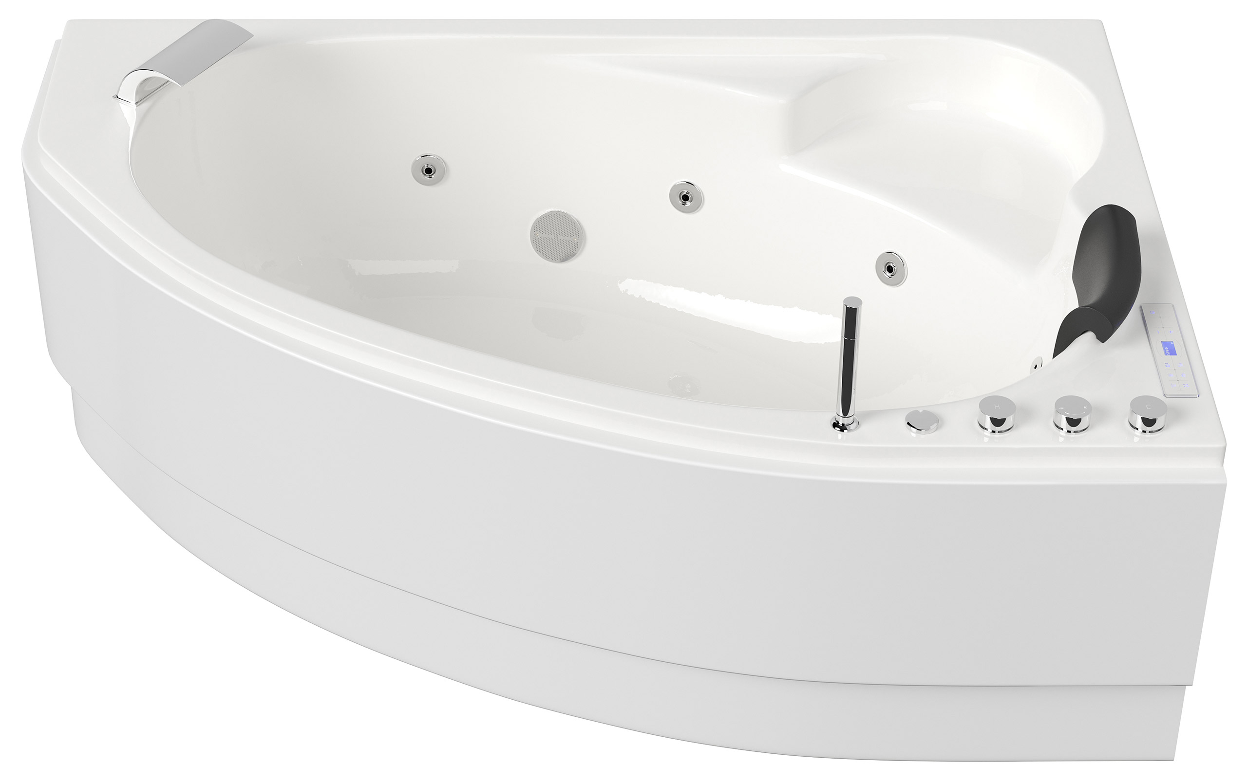 Whirlpool Constantin 170x110 rechts Made in Germany 18 Düsen mit Armatur