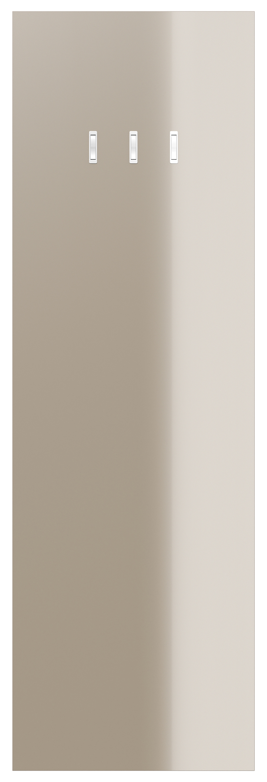 Garderobenpaneel Urban 60/188cm, 3 Haken, Kleiderst., Schuhregal Oak