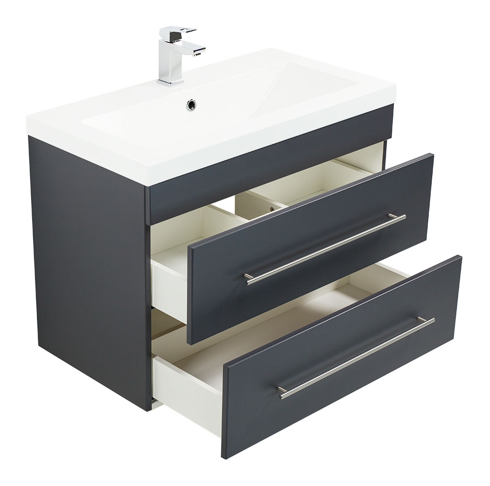 Badmöbel Infinity 850 SoftClose anthrazit