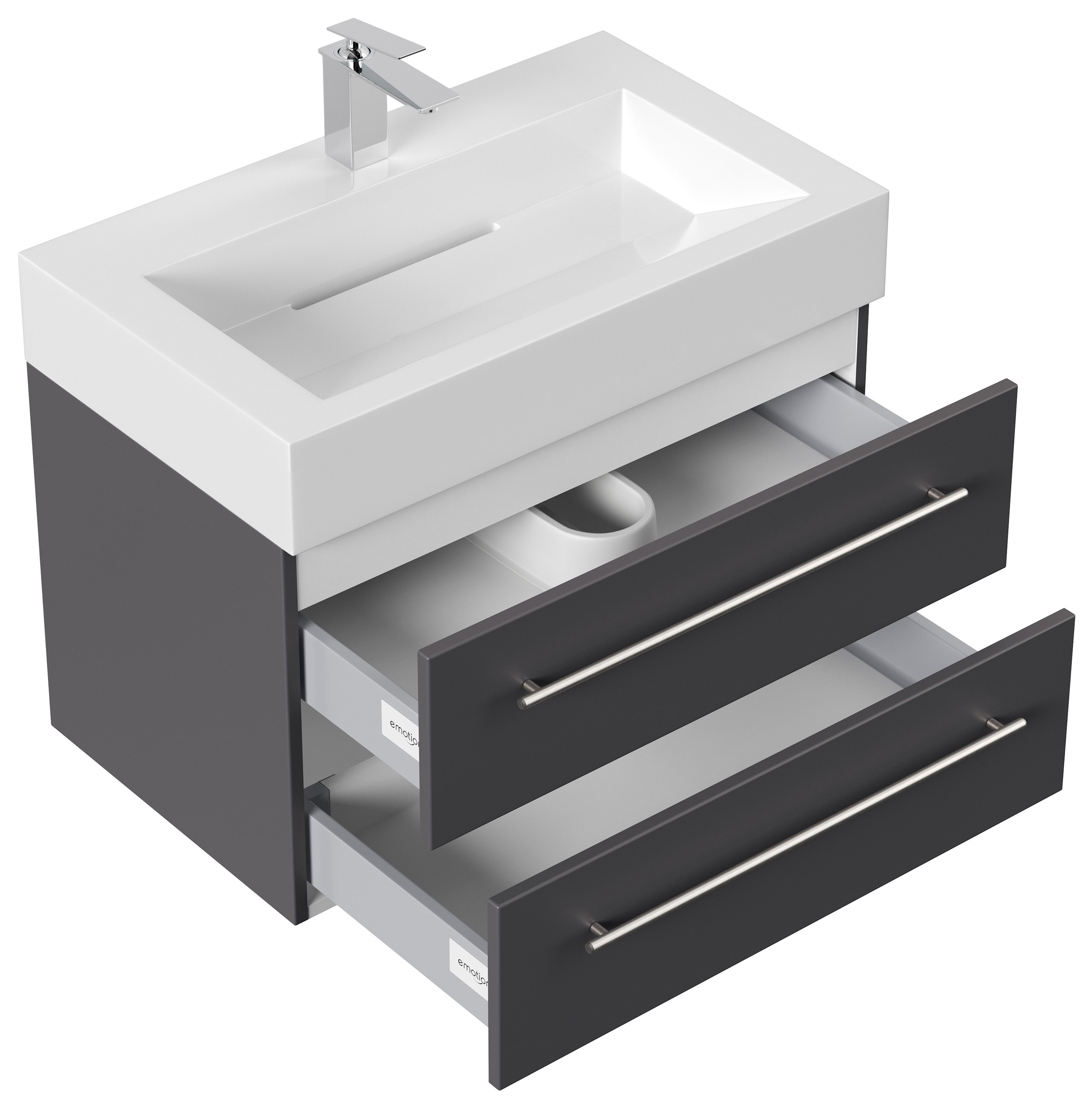 Badmöbel Design 750 anthrazit