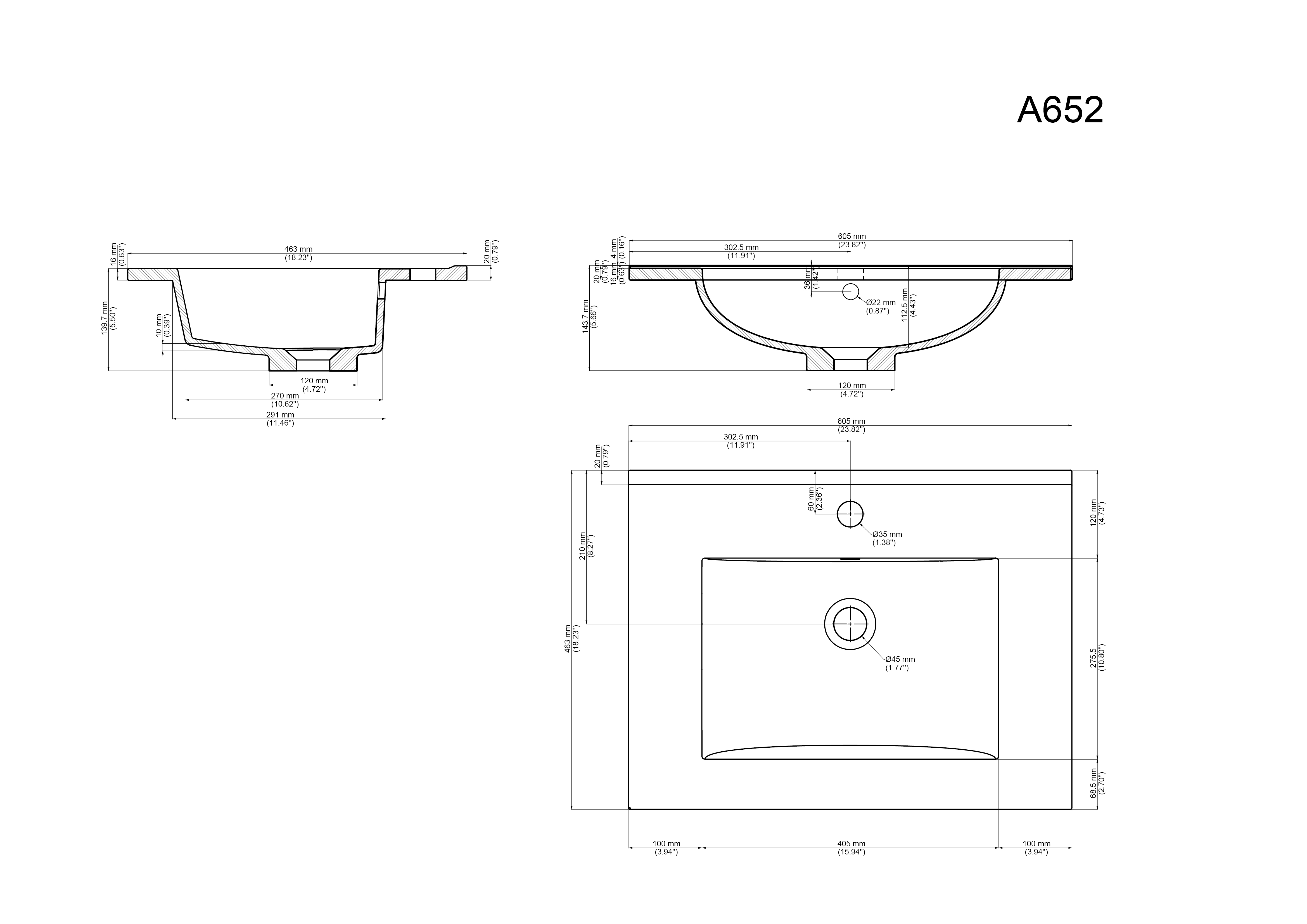 Badmöbelset Komplett Roma XL 4-teilig inkl. LED-Spiegel SoftClose beton