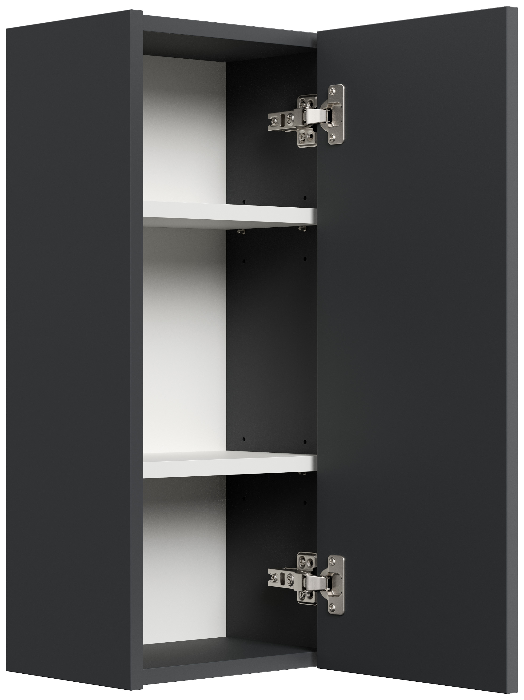 Badmöbel Set Taifun 4tlg. 120 cm mit Spiegelschrank & 2x Badschrank Grafit