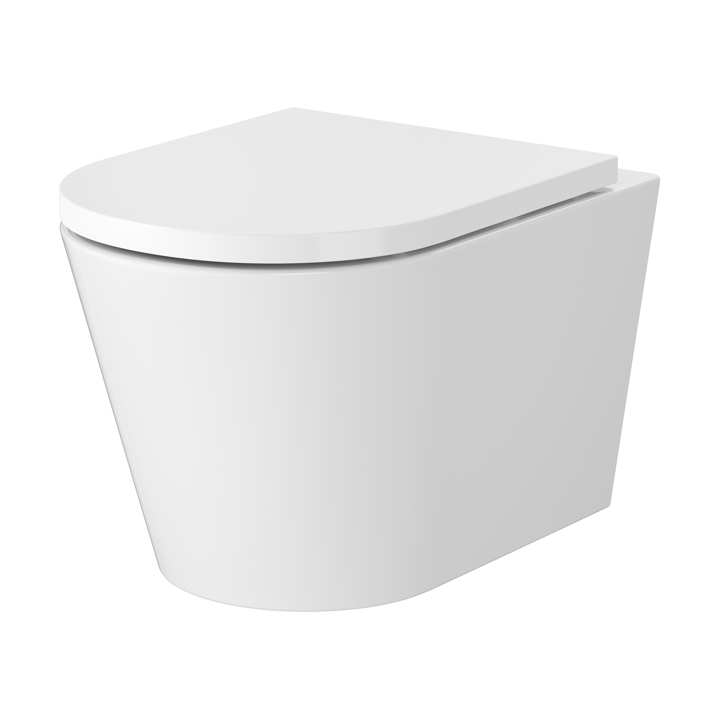WC-Set KORAL mit Tornado-Spülung, Vorwandelement 50 cm und Betätigungsplatte